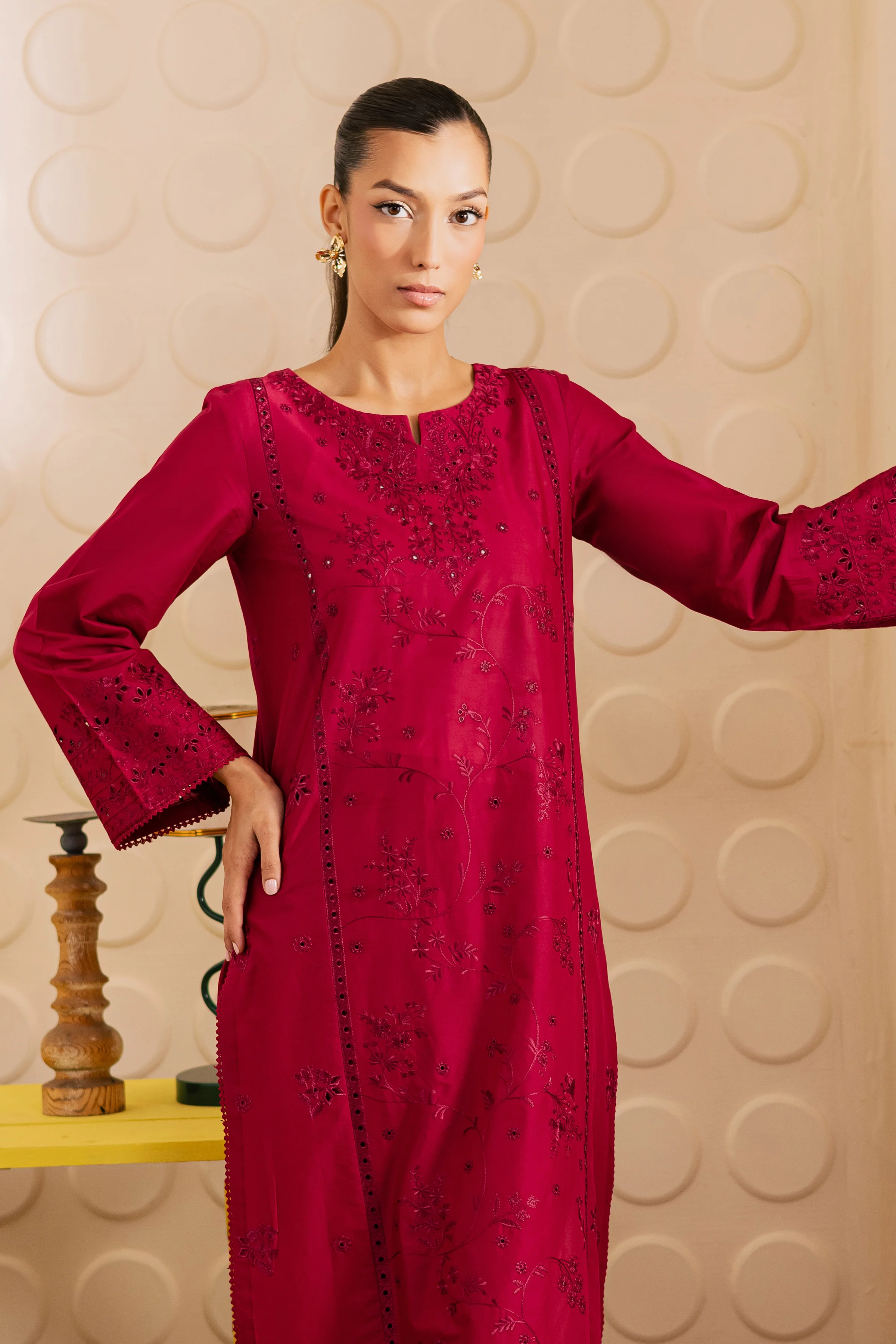 Emma 2Pc - Embroidered Lawn Pret - Image 2