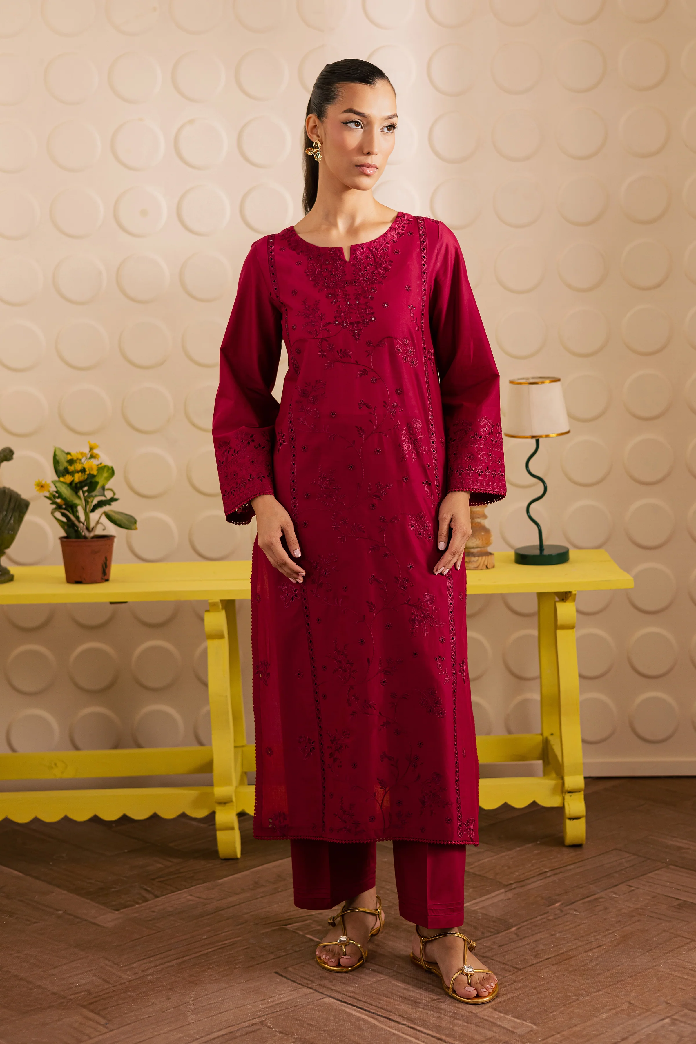 Emma 2Pc - Embroidered Lawn Pret - Image 5