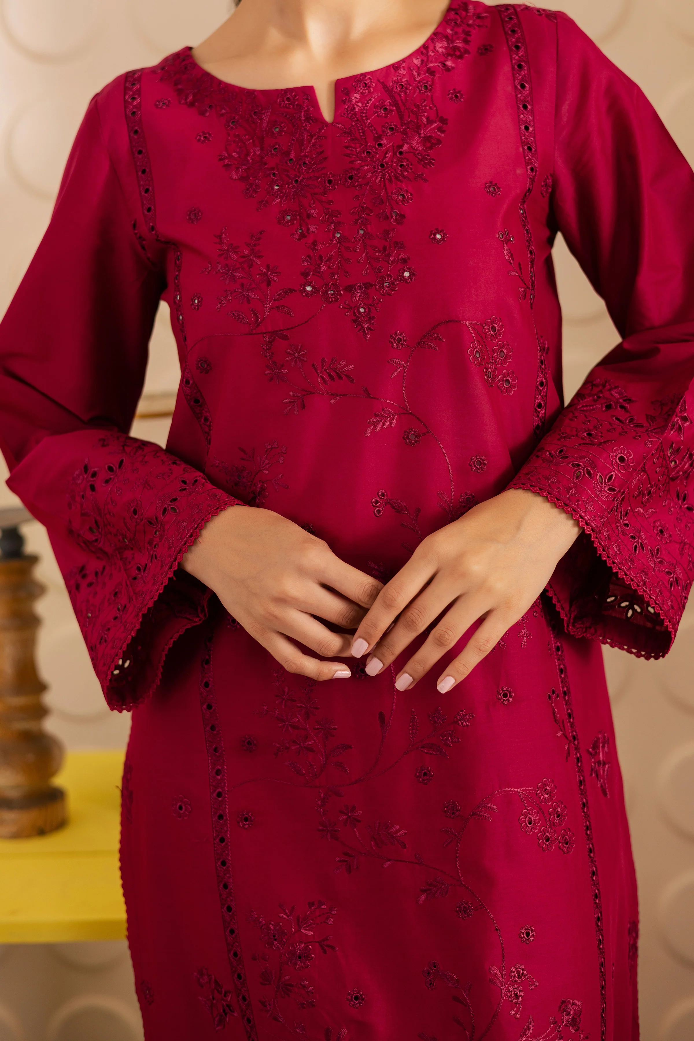 Emma 2Pc - Embroidered Lawn Pret - Image 7
