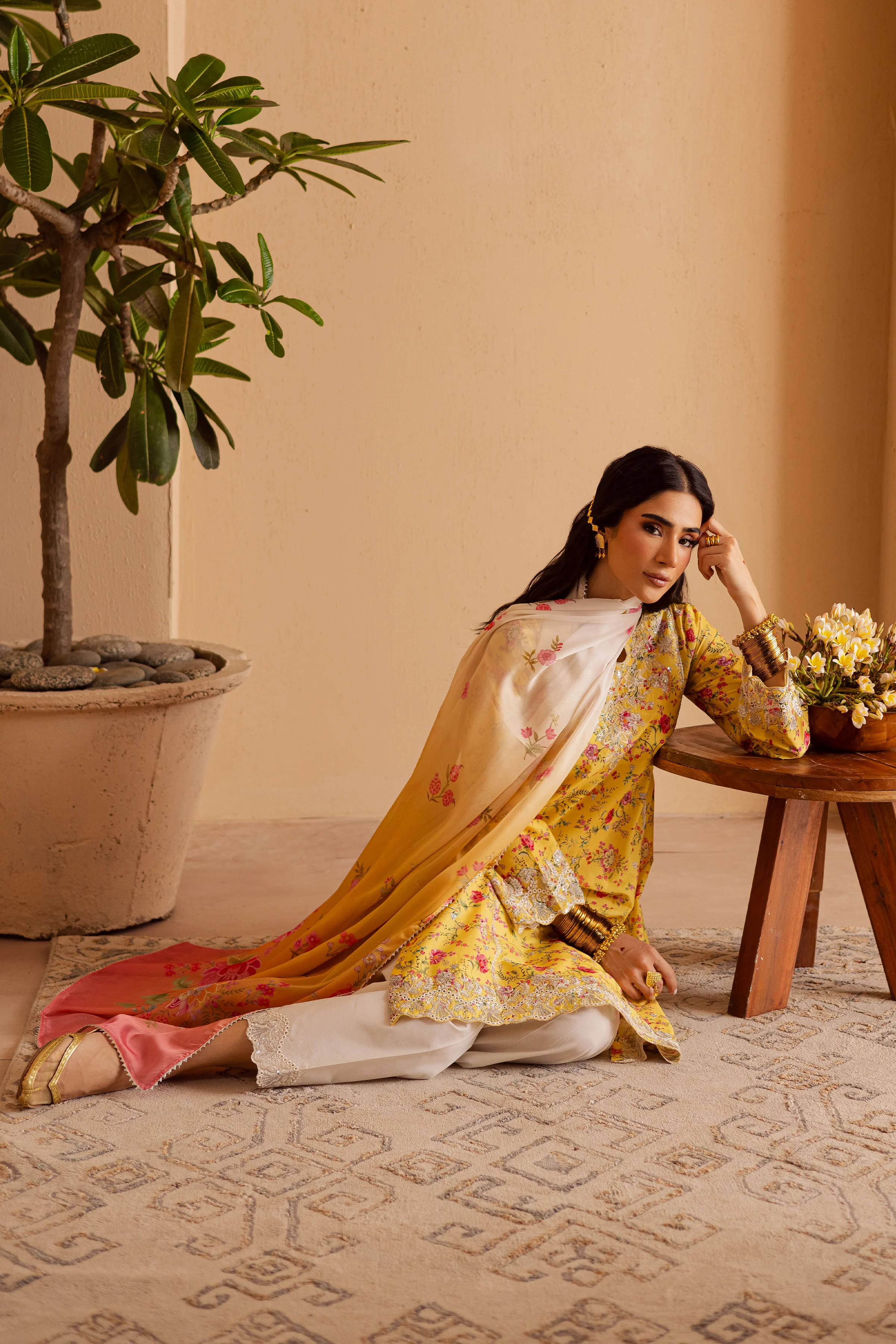 Emma 3Pc - Festive Eid Prints - Image 4