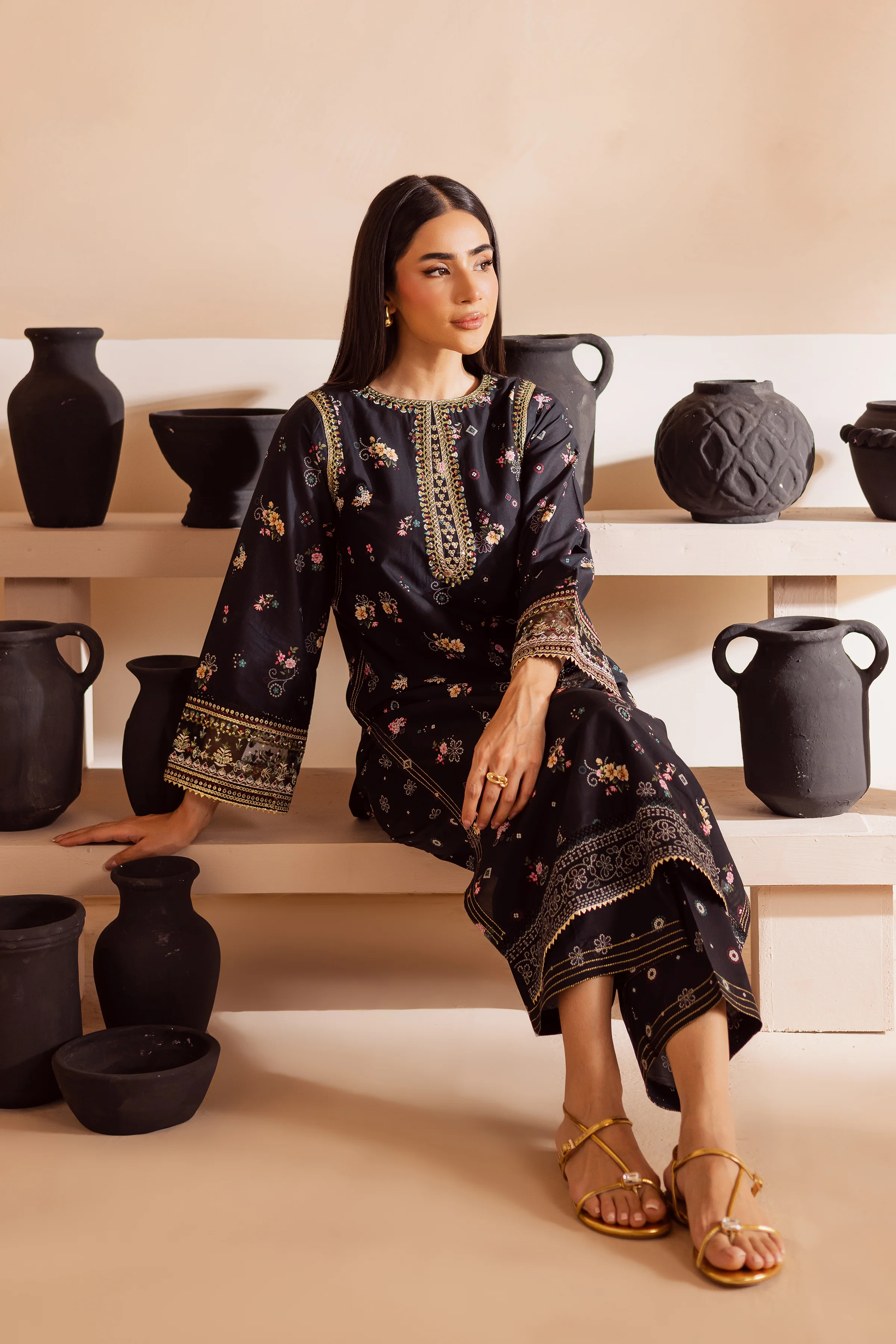 Ernie 2Pc - Printed Lawn Dress - Image 4