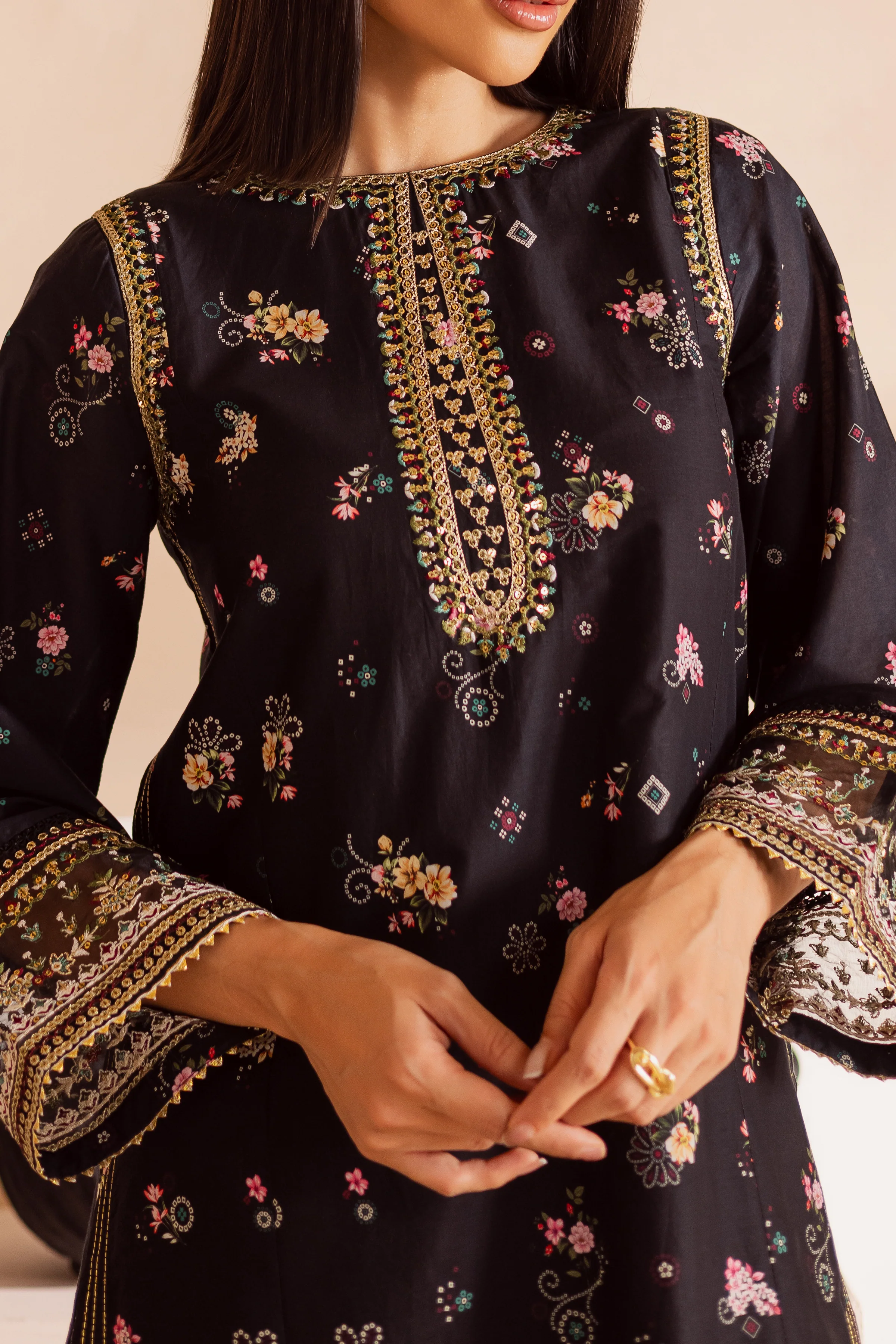 Ernie 2Pc - Printed Lawn Dress - Image 7