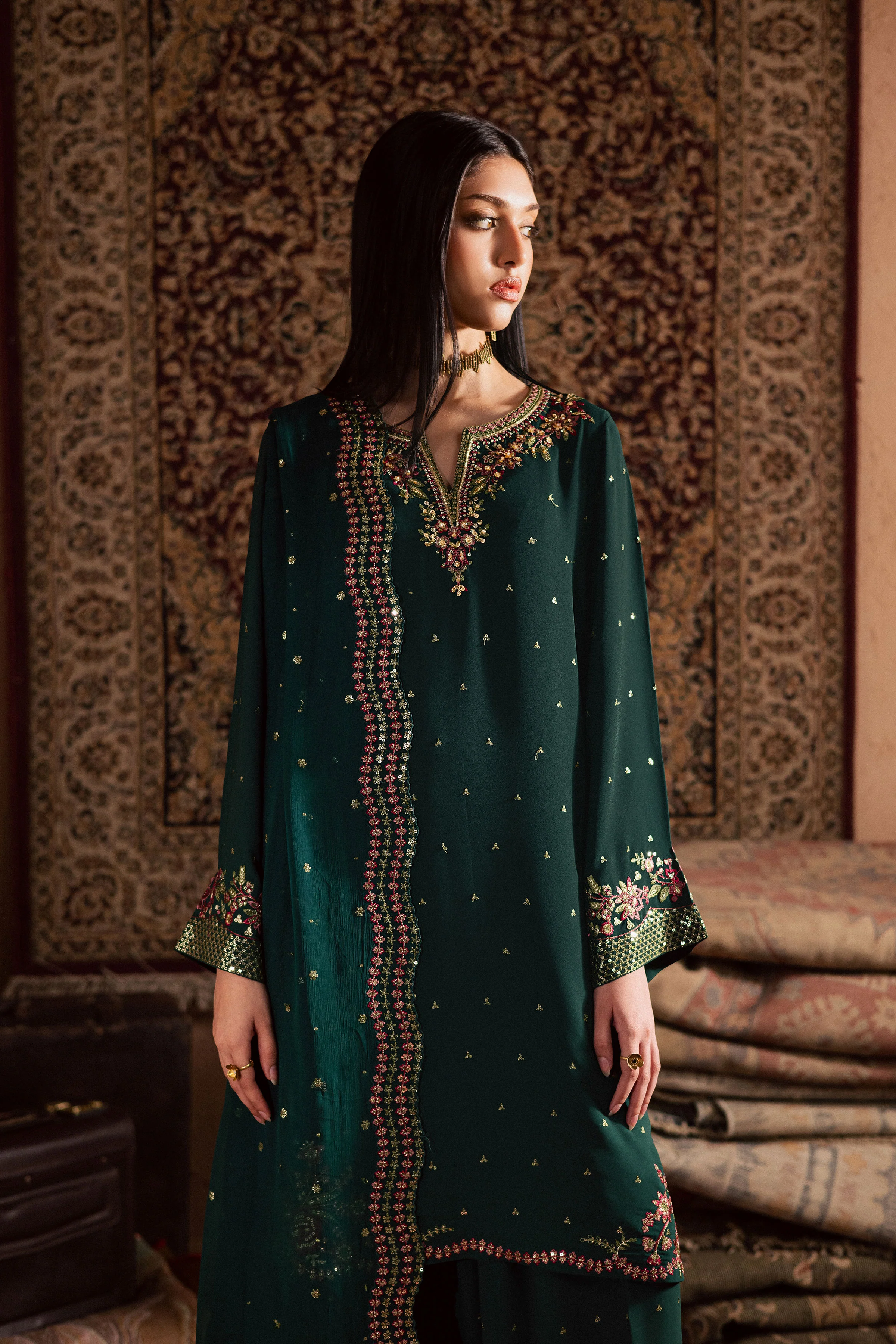 Esmer 3Pc- Festive Luxe Pret - Image 4