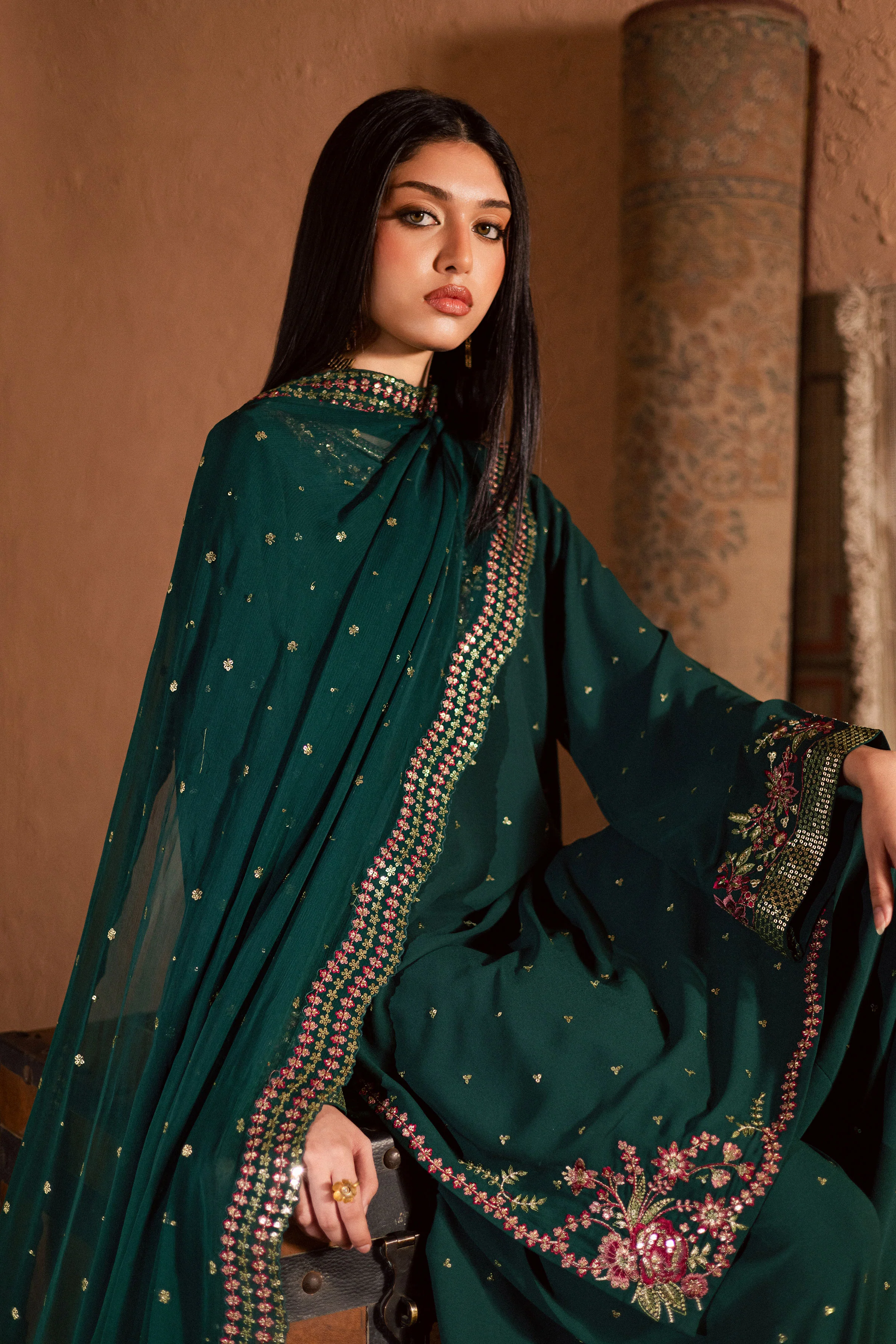 Esmer 3Pc- Festive Luxe Pret - Image 5