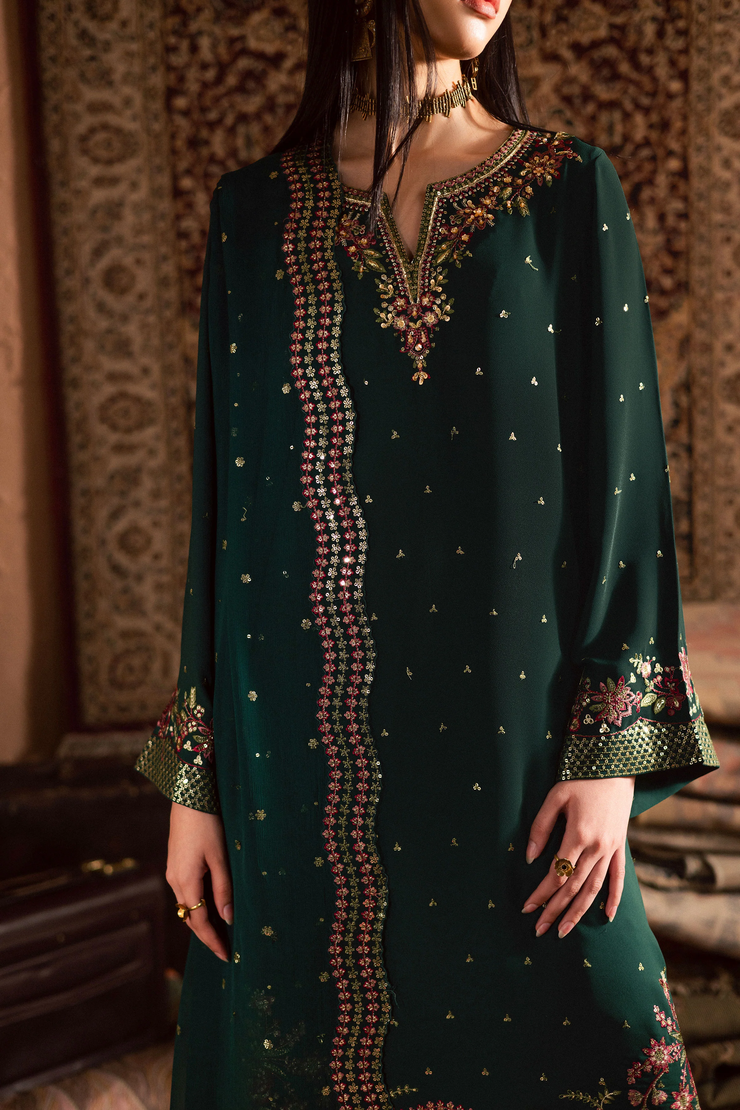 Esmer 3Pc- Festive Luxe Pret - Image 7