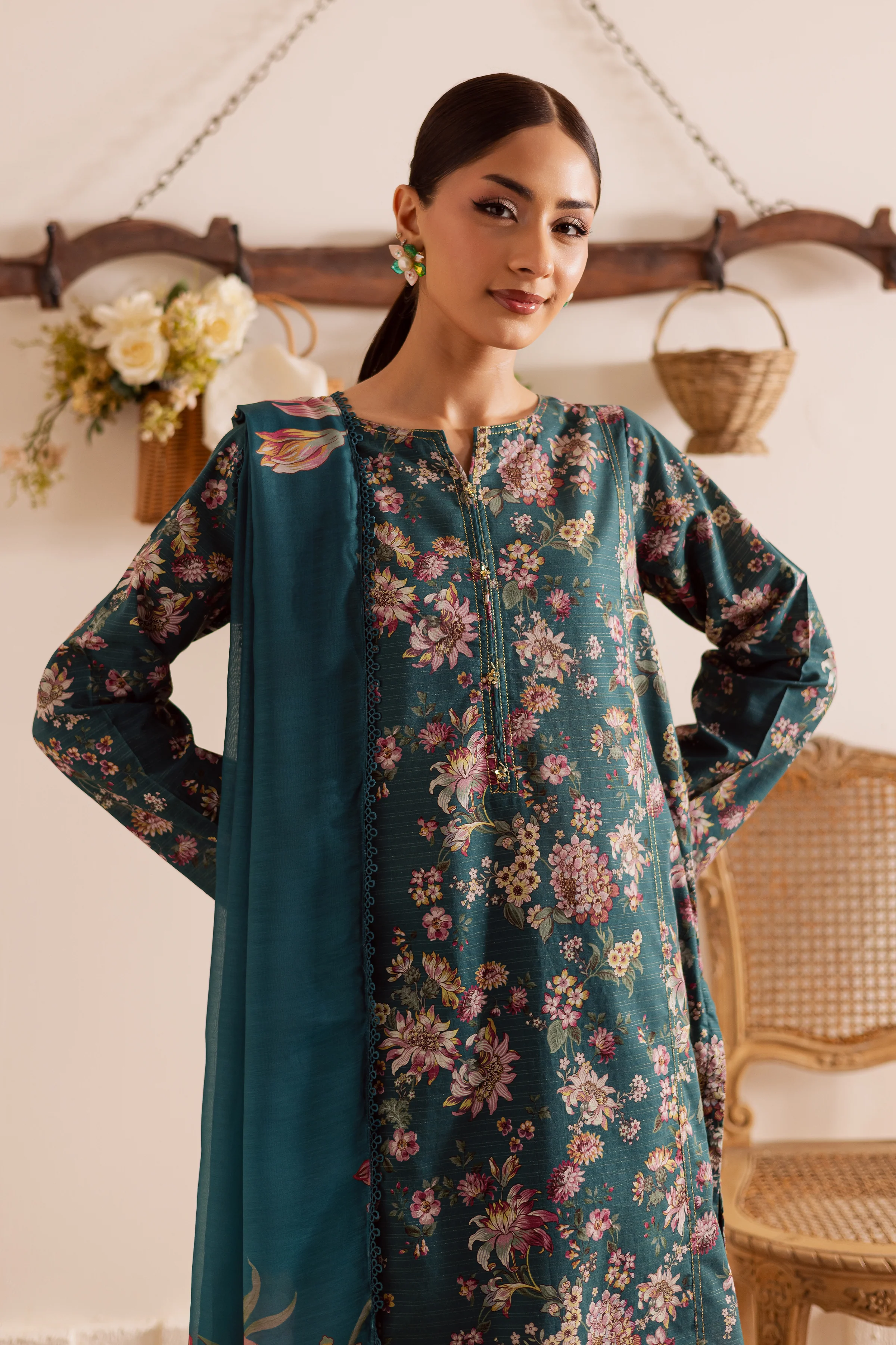 Fae 3Pc - Printed Casual Pret - Image 3