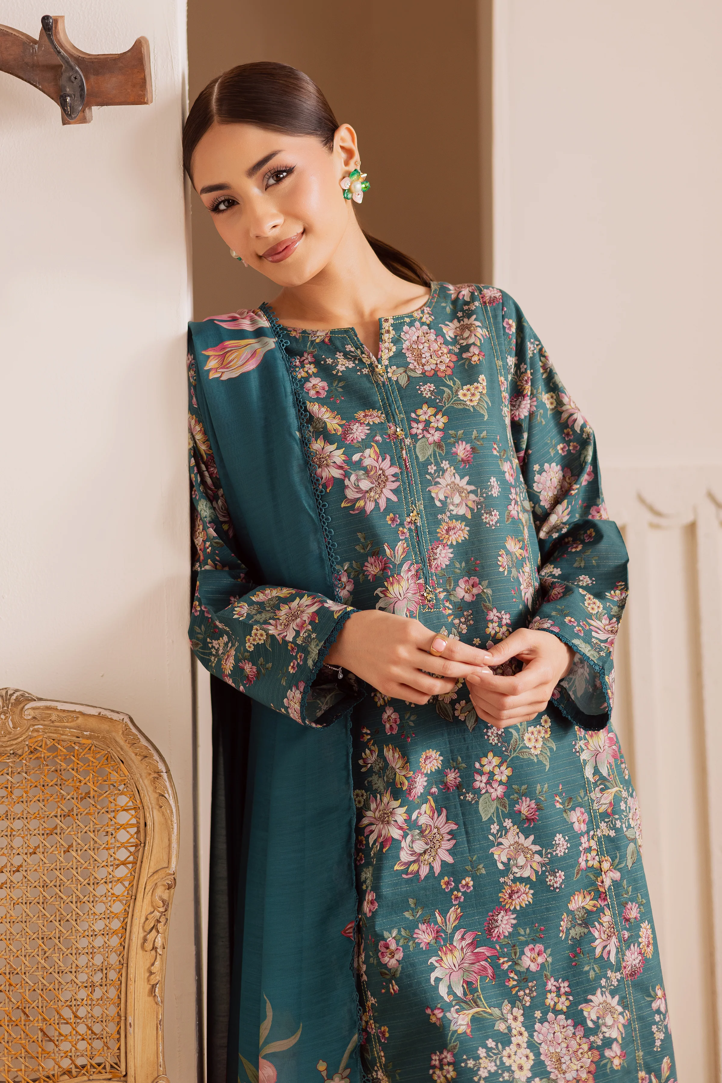 Fae 3Pc - Printed Casual Pret - Image 6