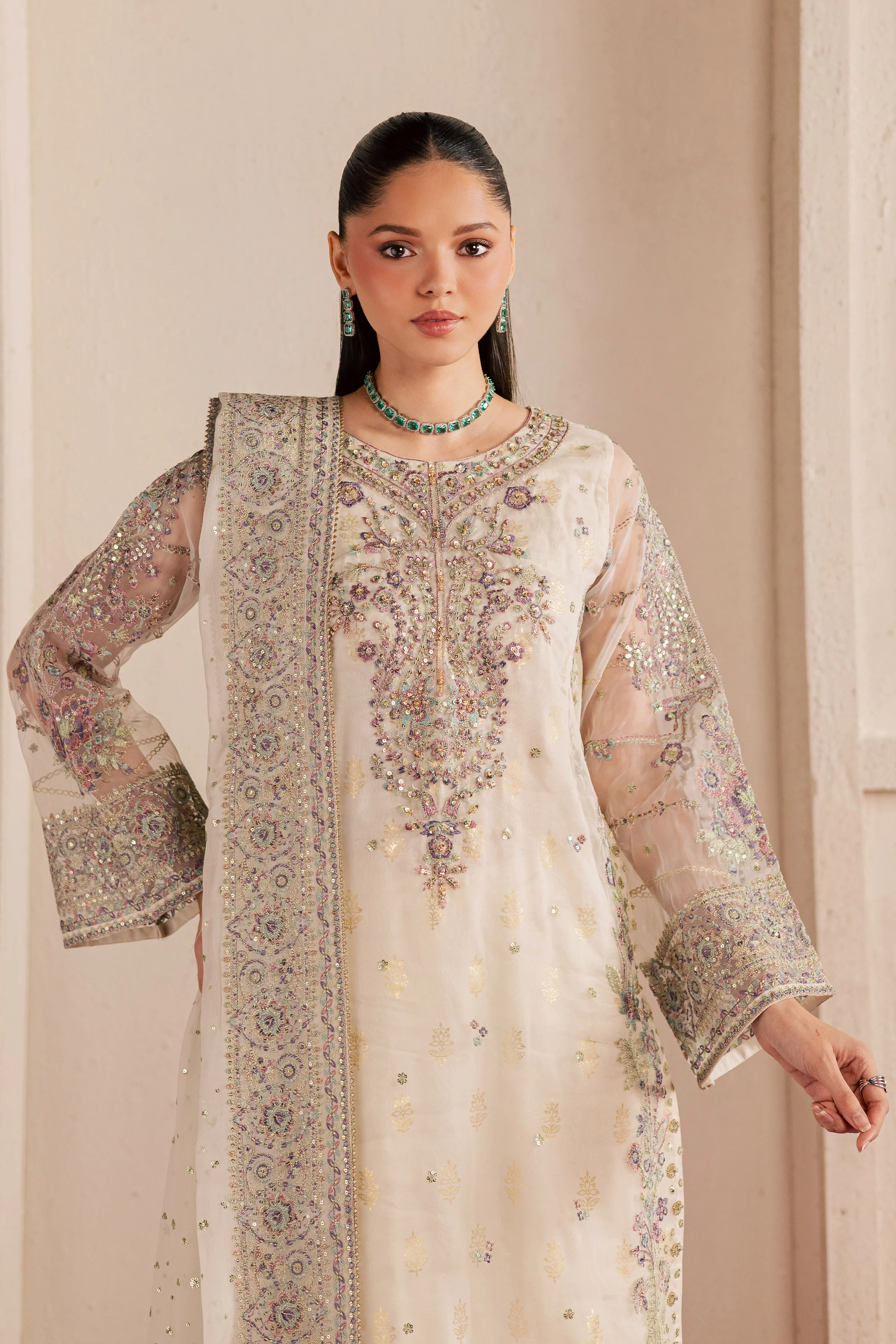 Faiha 3Pc - Festive Luxe Pret - Image 2