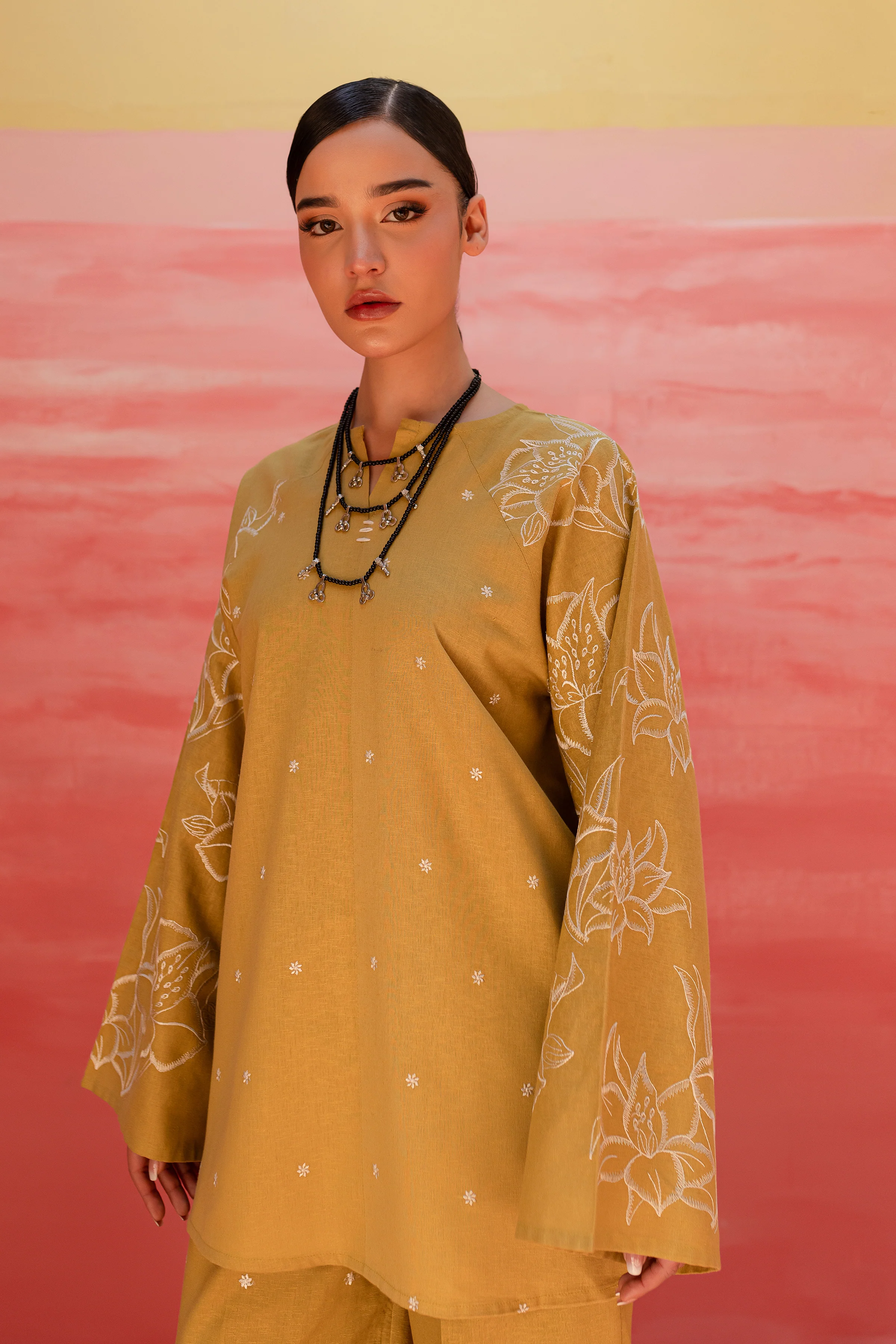 Famy 2Pc - Embroidered Karandi Dress - Image 2