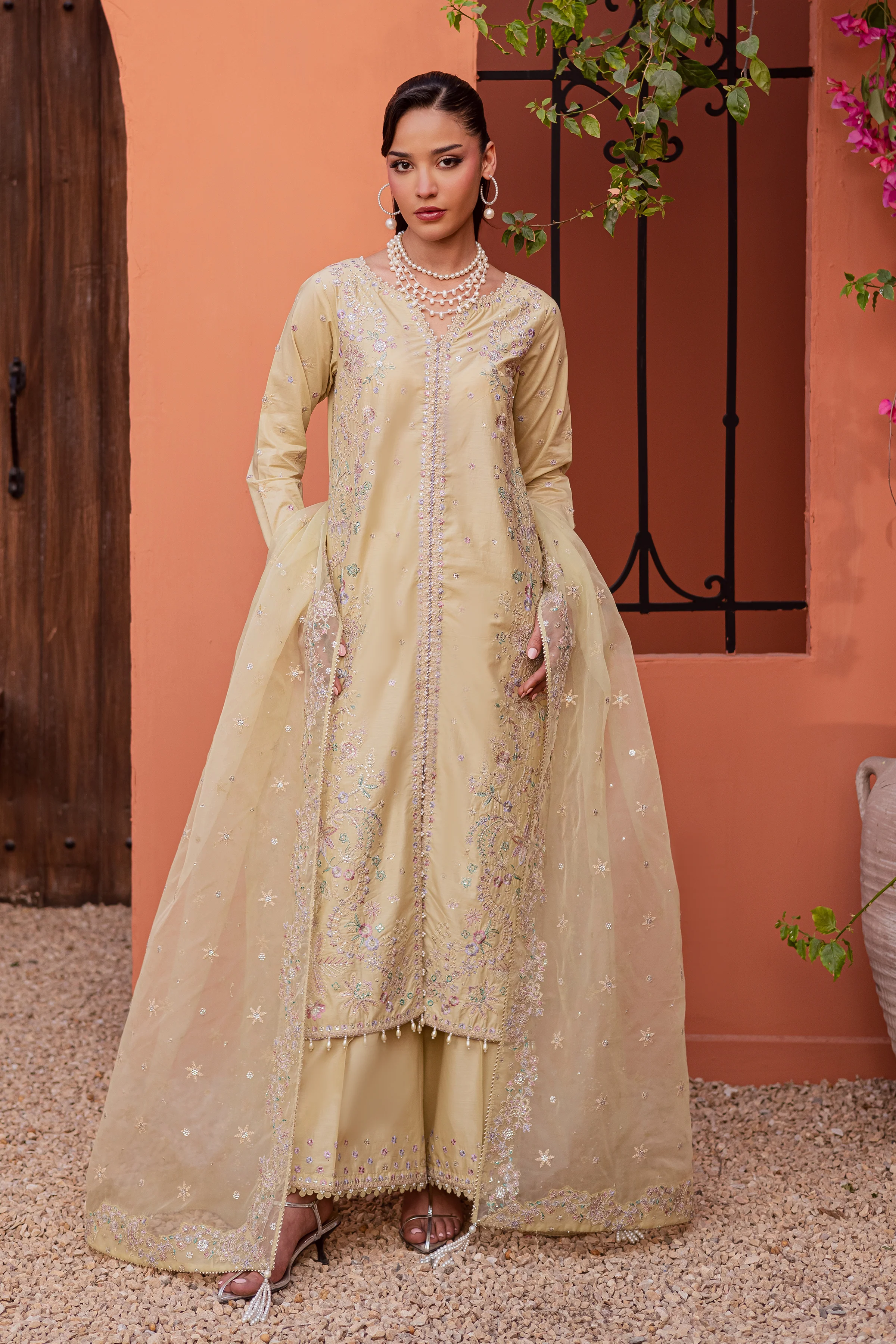 Felia 3Pc - Festive Embroidered Lawn - Image 5
