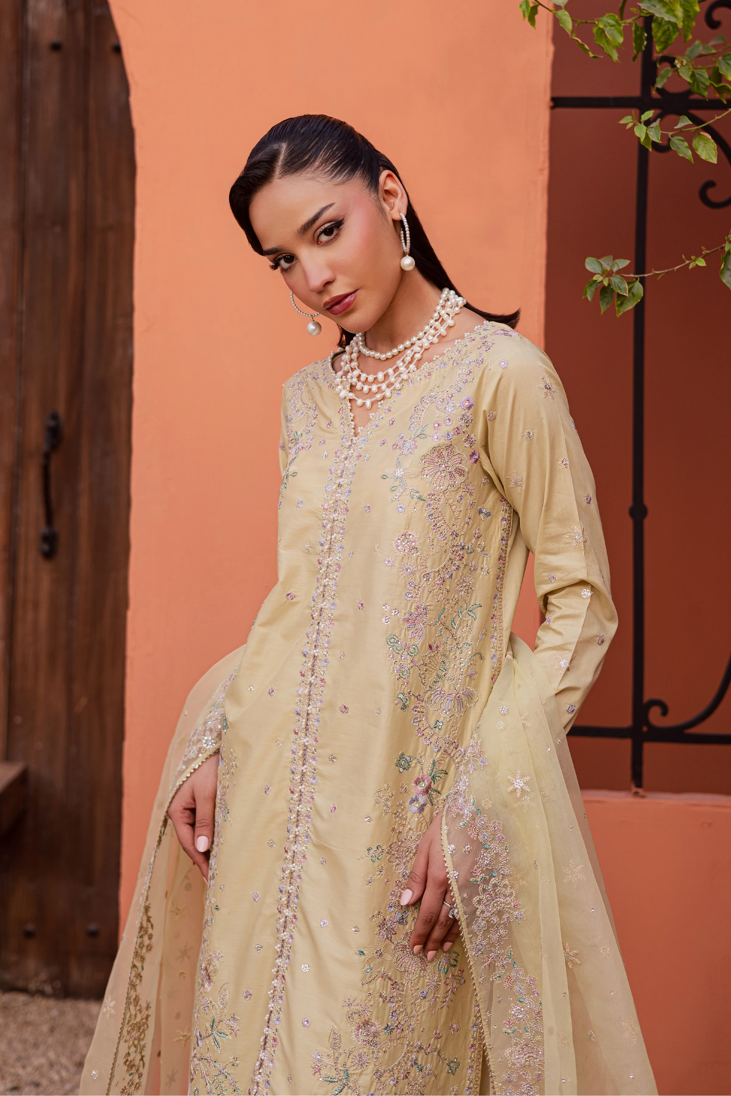 Felia 3Pc - Festive Embroidered Lawn - Image 6