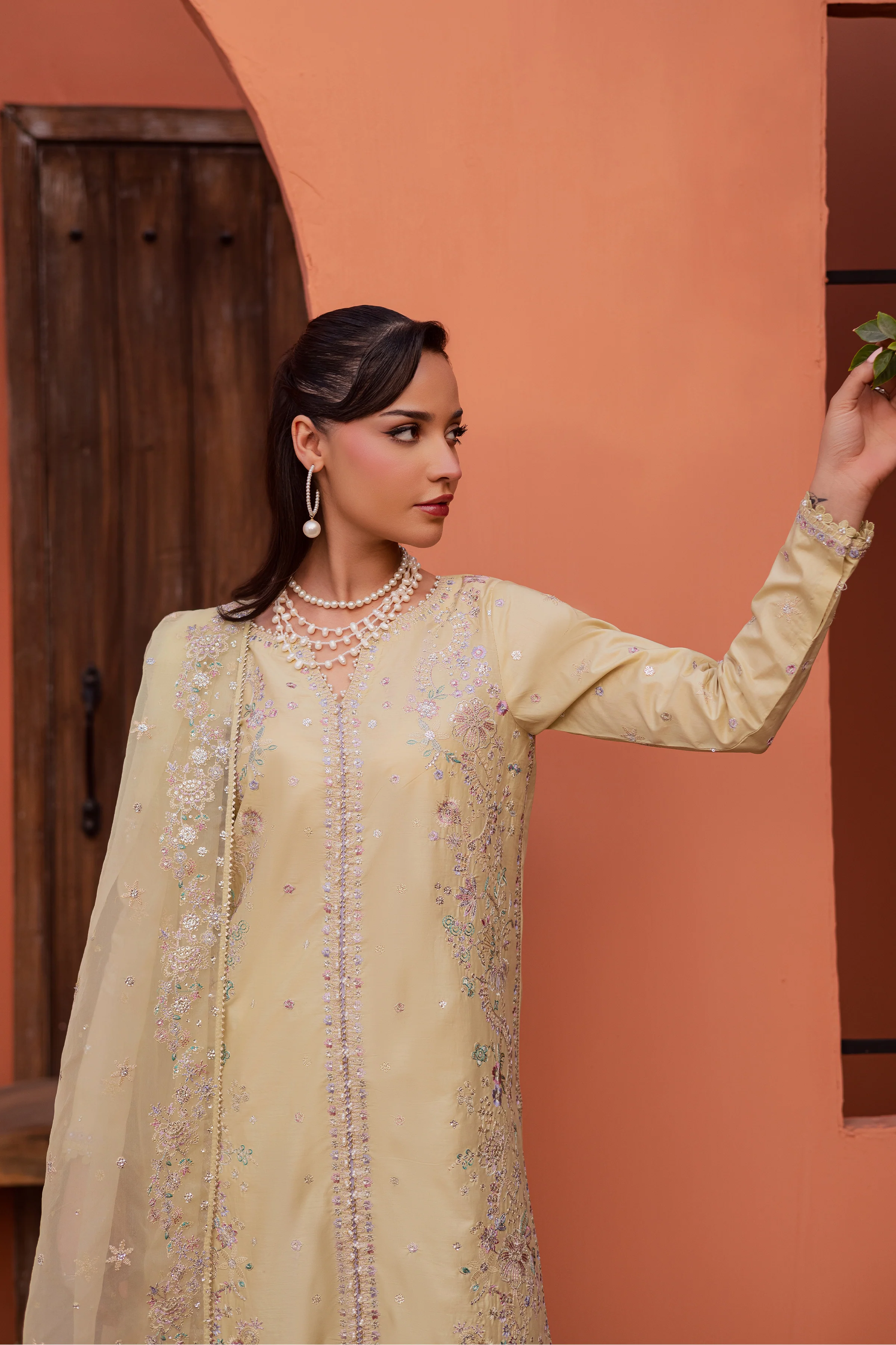 Felia 3Pc - Festive Embroidered Lawn - Image 7
