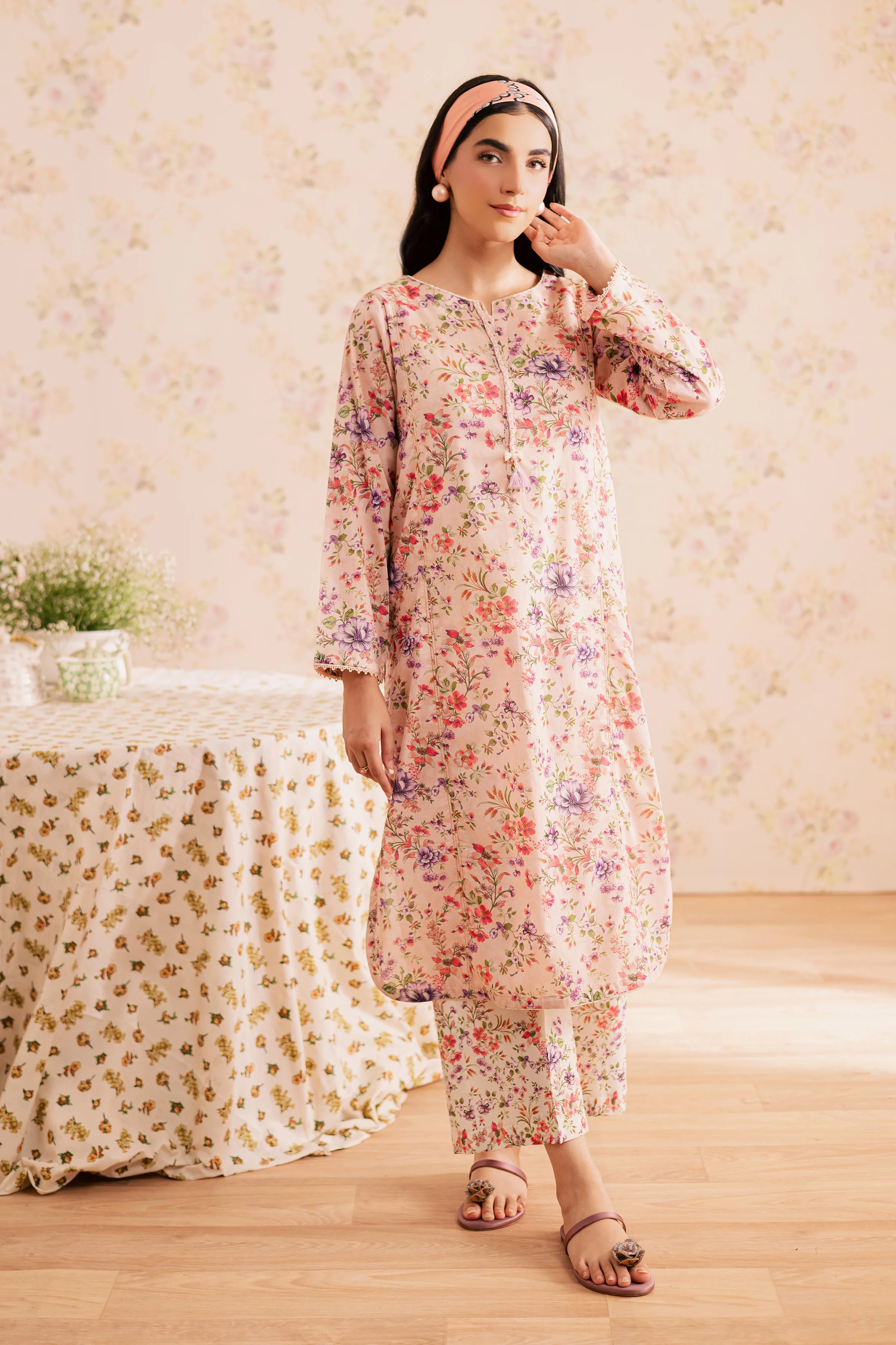 Feriha 2Pc - Printed Lawn Dress - Image 4