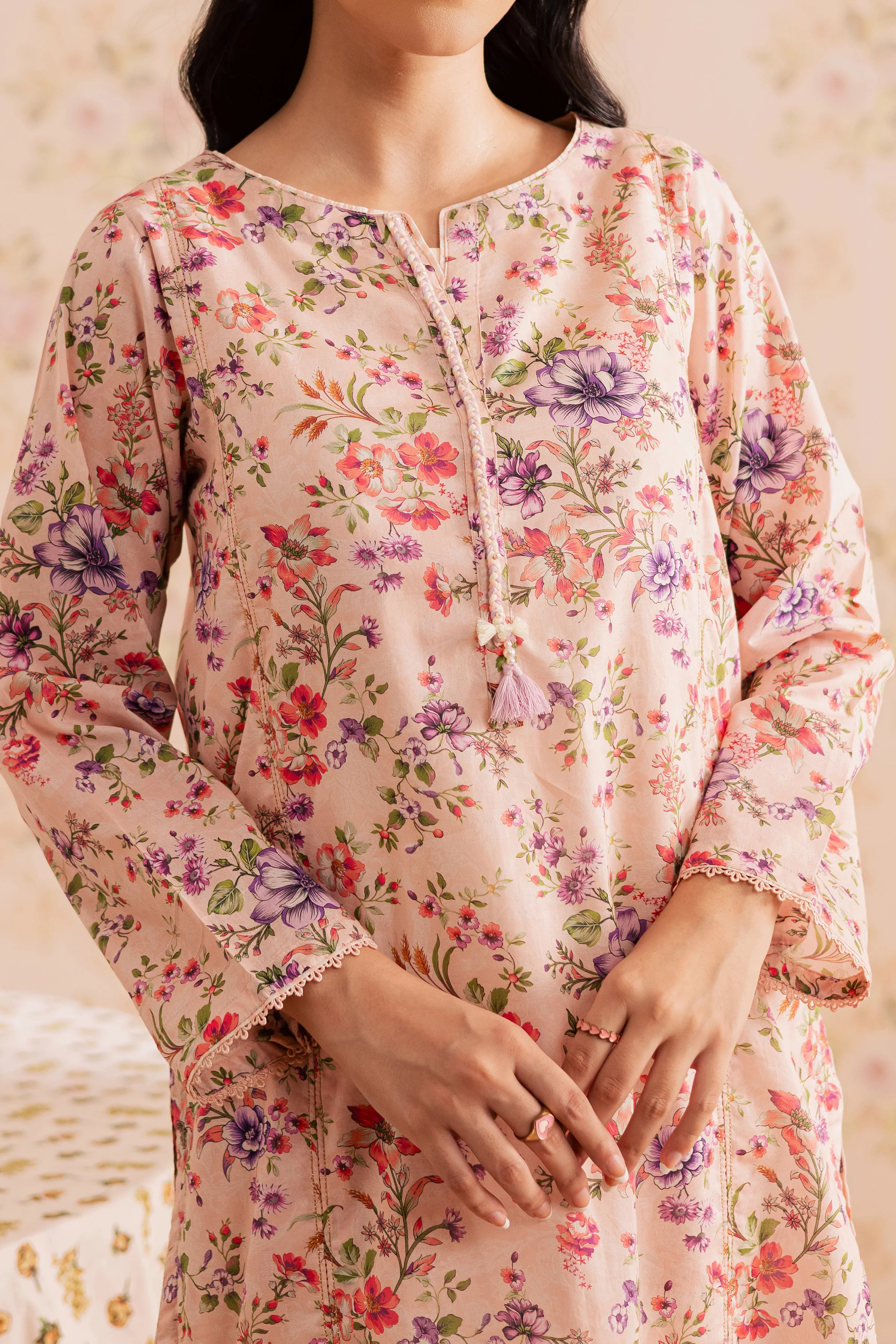 Feriha 2Pc - Printed Lawn Dress - Image 8