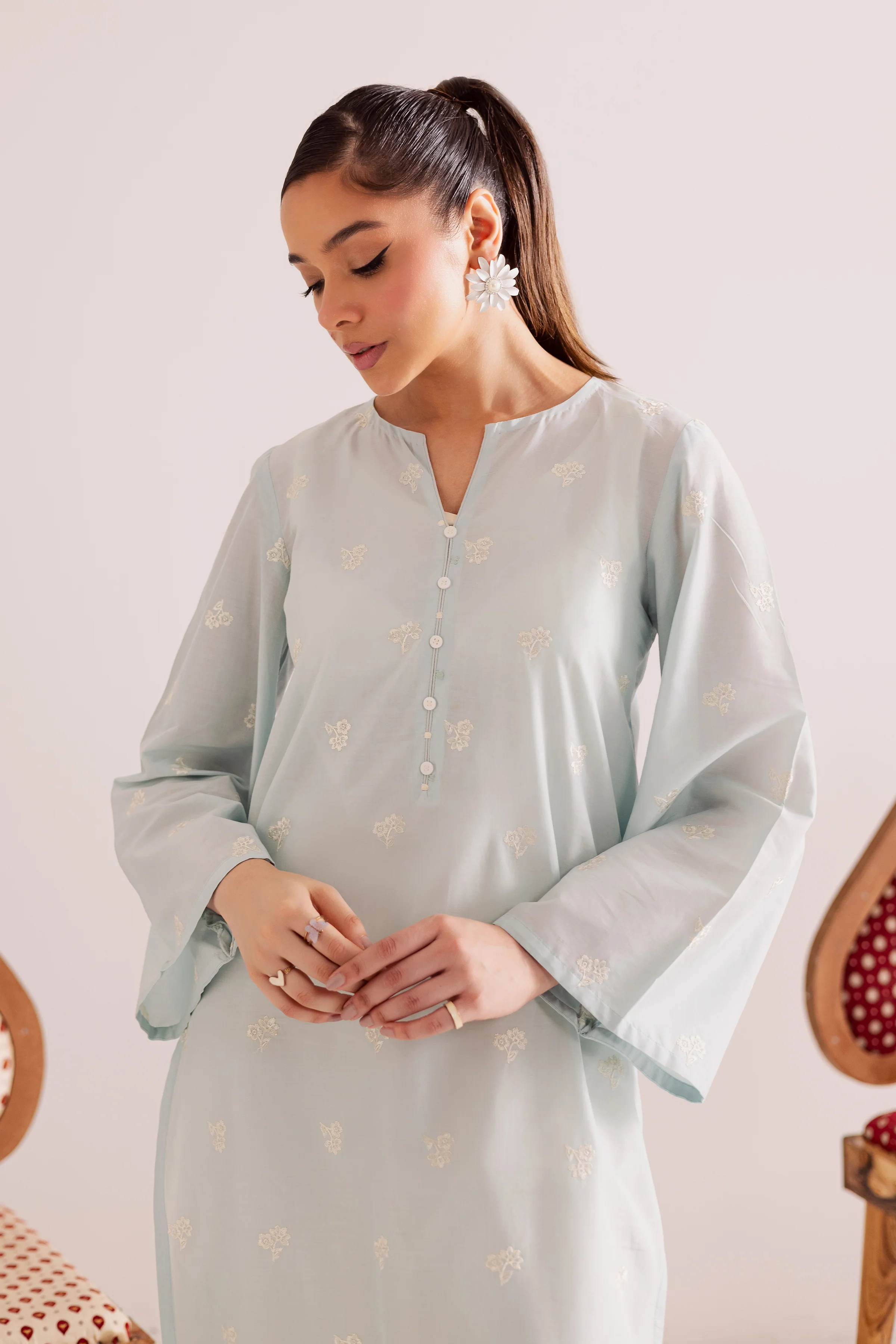 Feyre 2Pc - Embroidered Casual Pret - Image 2