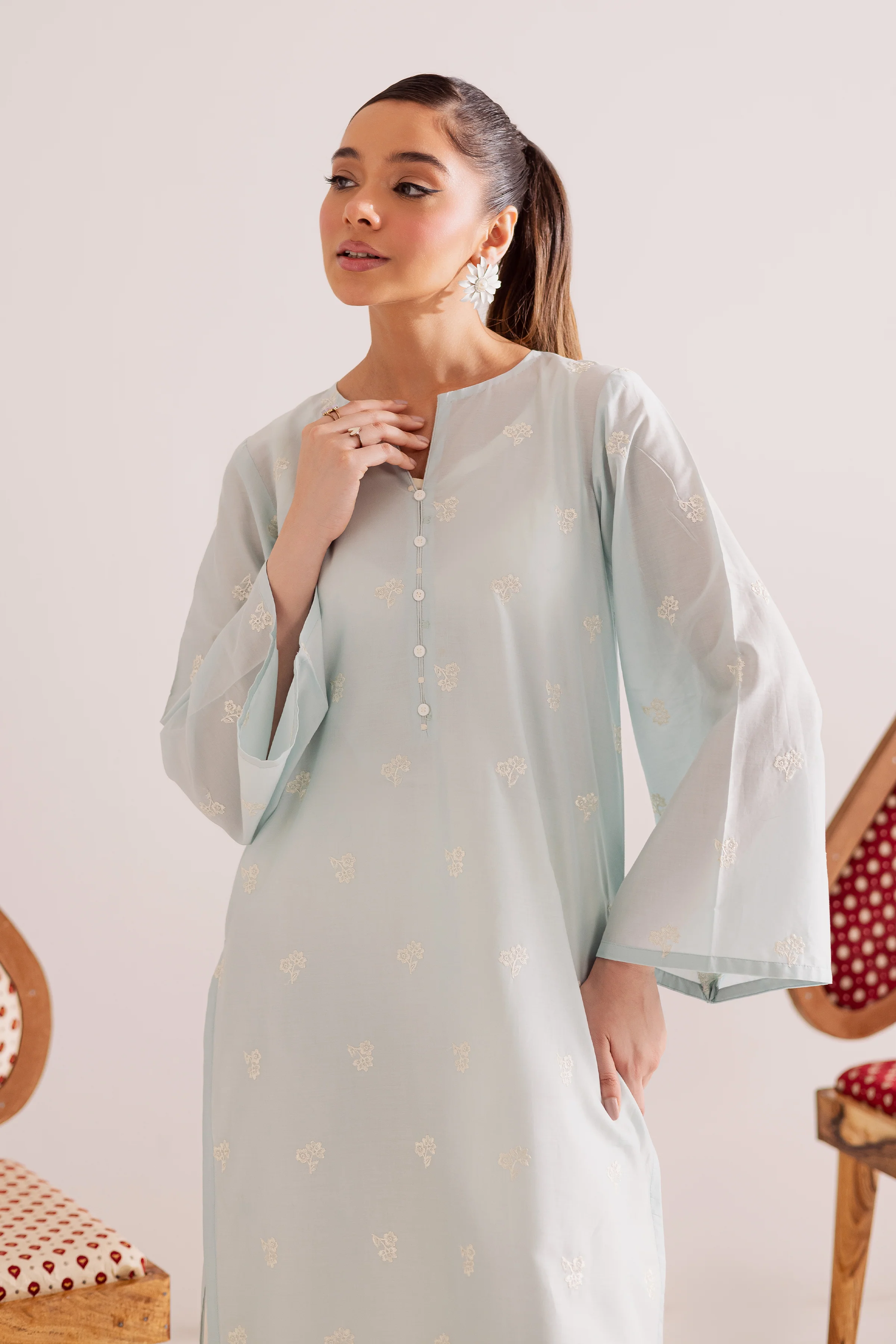 Feyre 2Pc - Embroidered Casual Pret - Image 7
