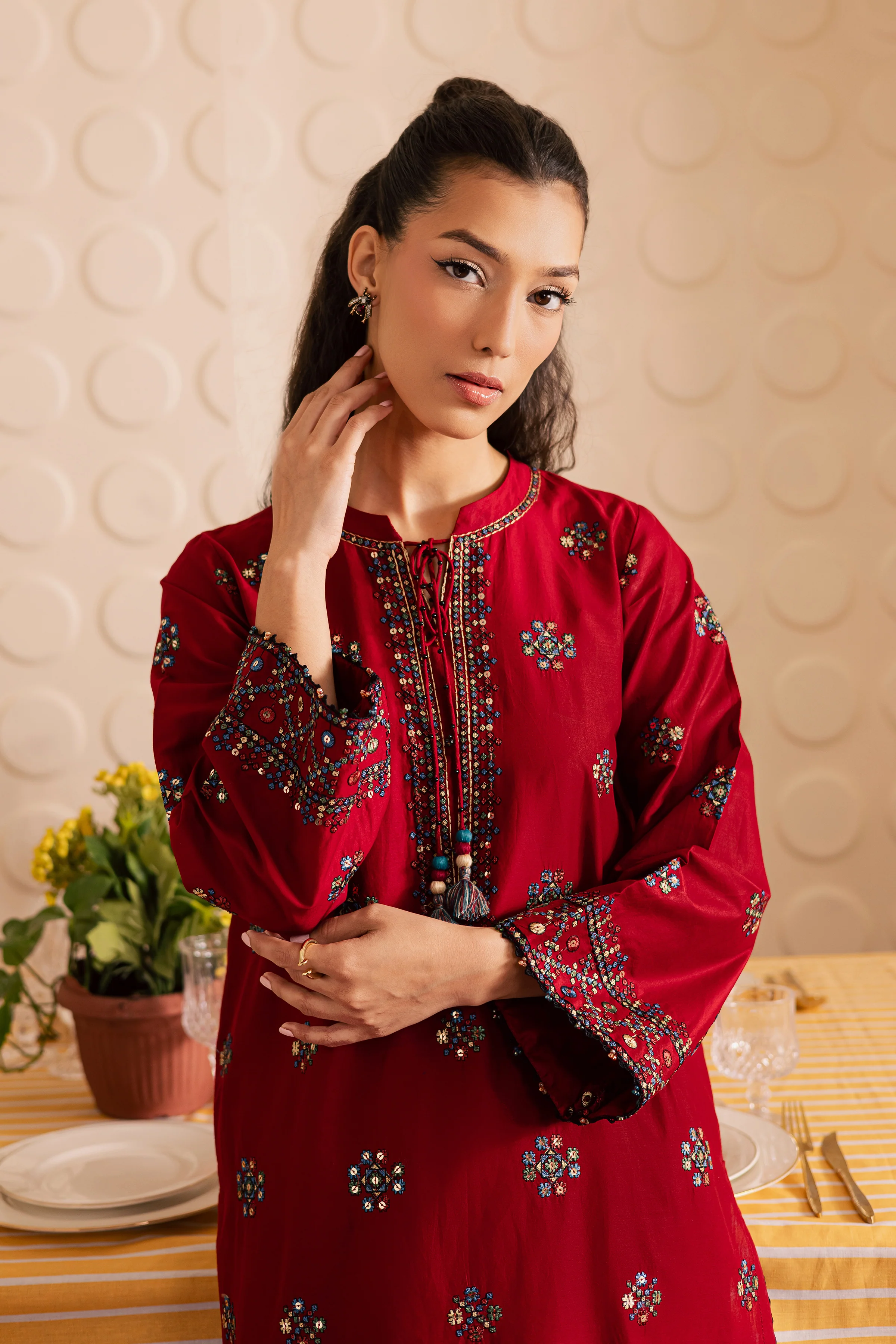 Fiona 2pc - Embroidered Lawn Pret - Image 3