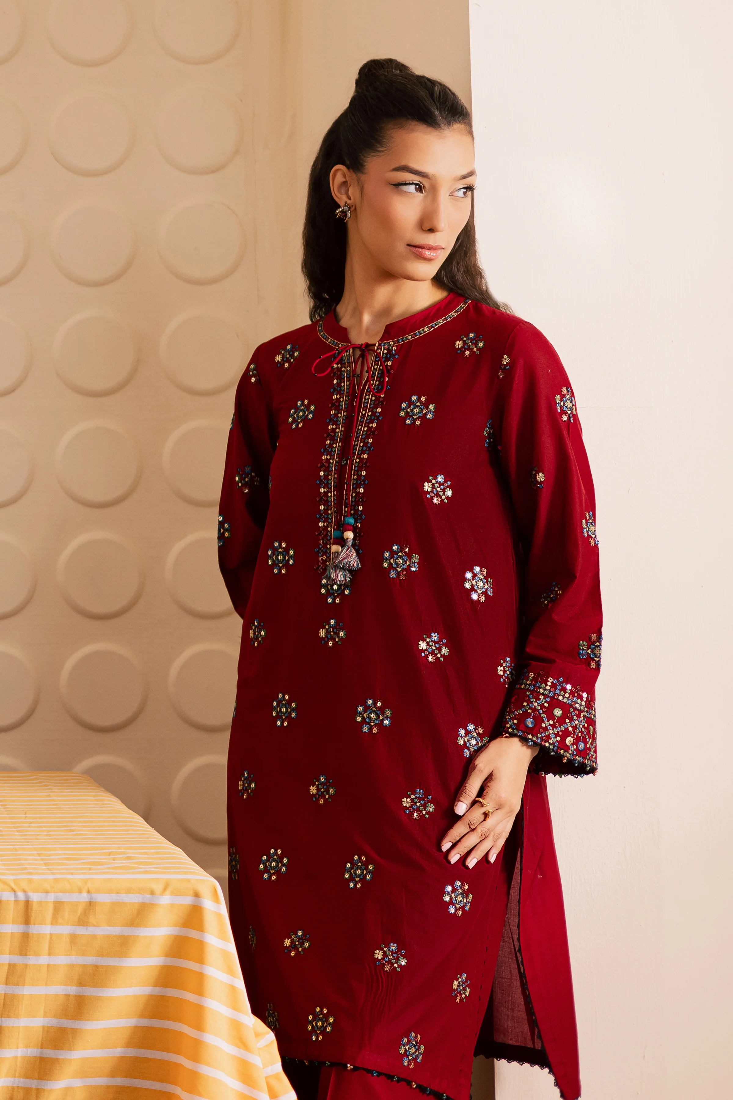 Fiona 2pc - Embroidered Lawn Pret - Image 6