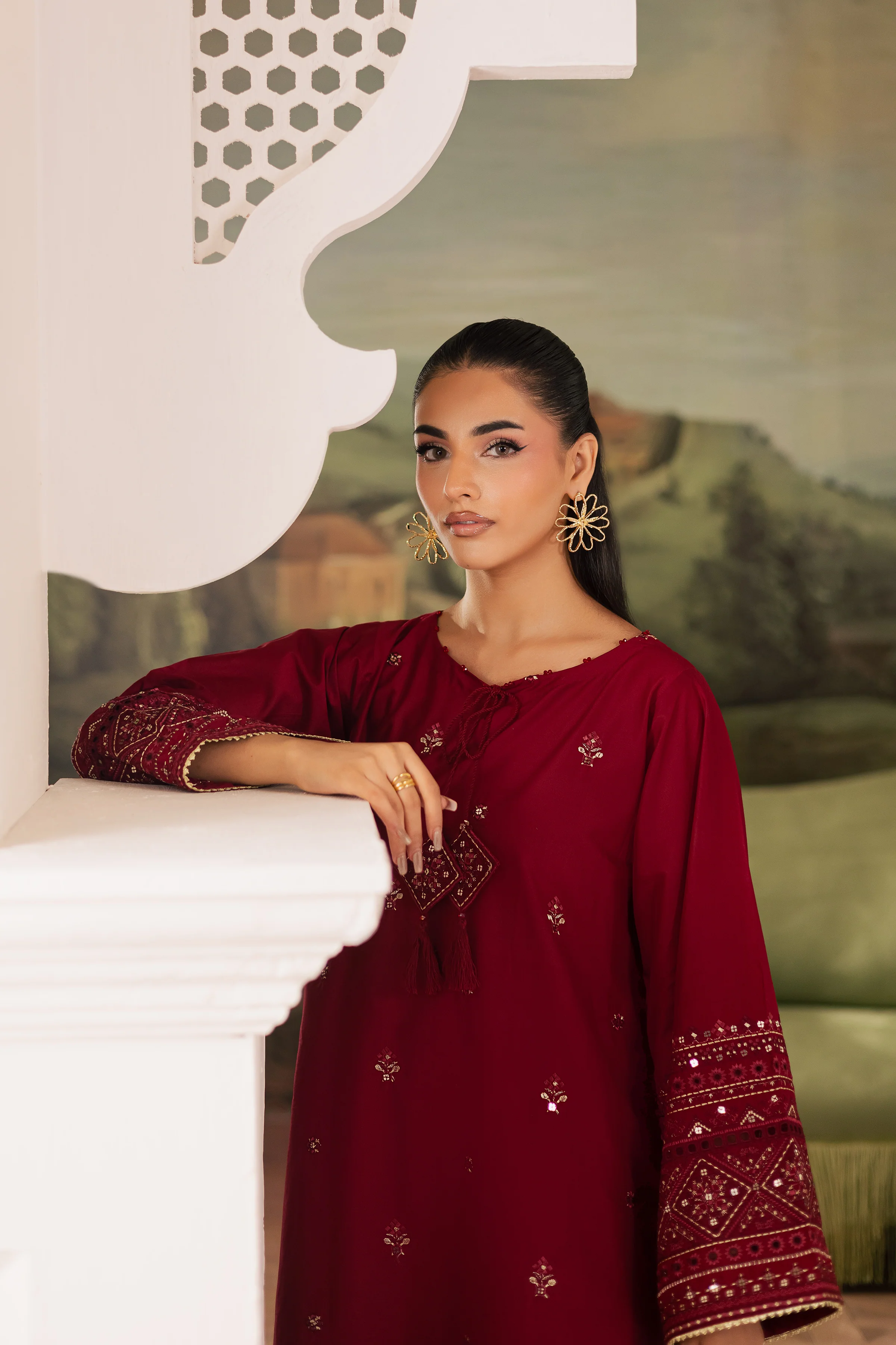 Flawn 2Pc - Embroidered Lawn Pret - Image 6