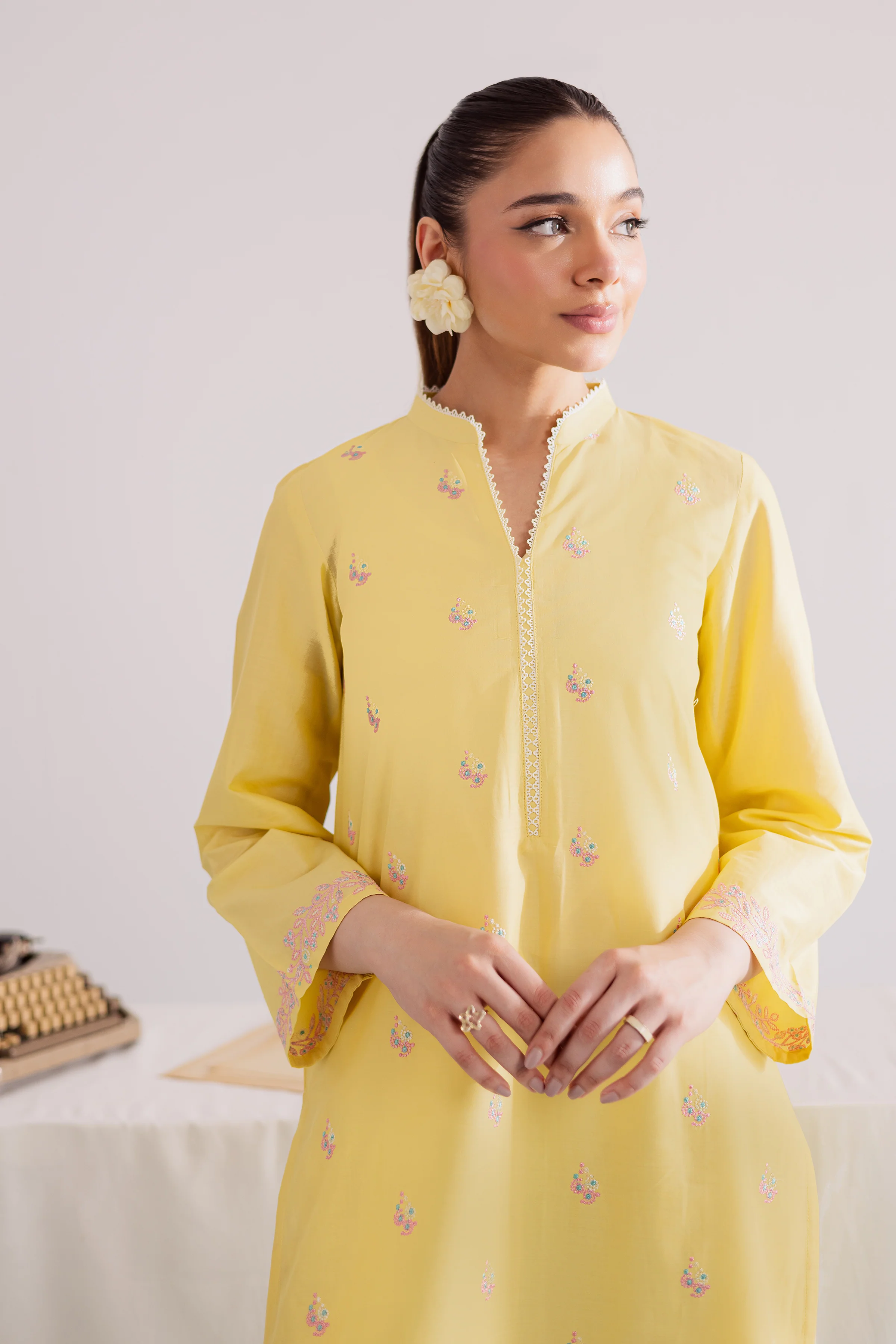 Florance 2Pc - Embroidered Casual Pret - Image 3