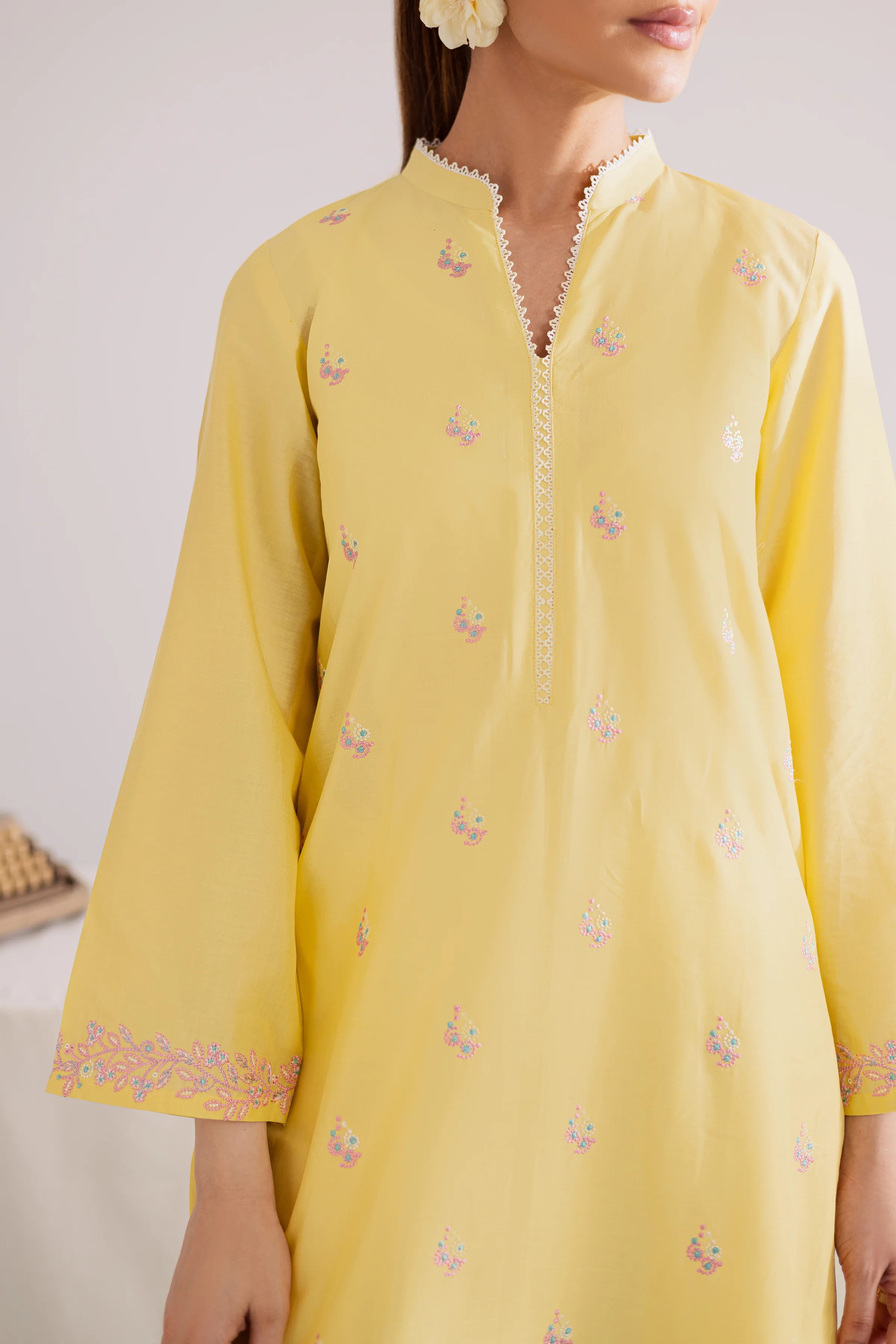 Florance 2Pc - Embroidered Casual Pret - Image 7