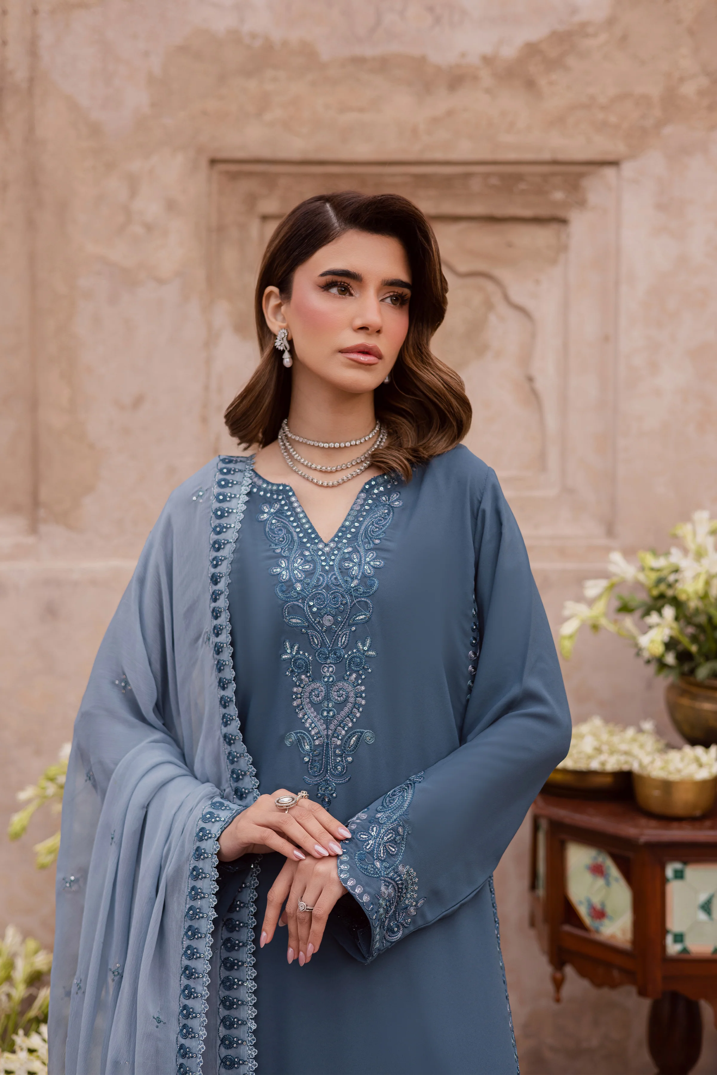 Florina 3Pc - Festive Luxe Pret - Image 3
