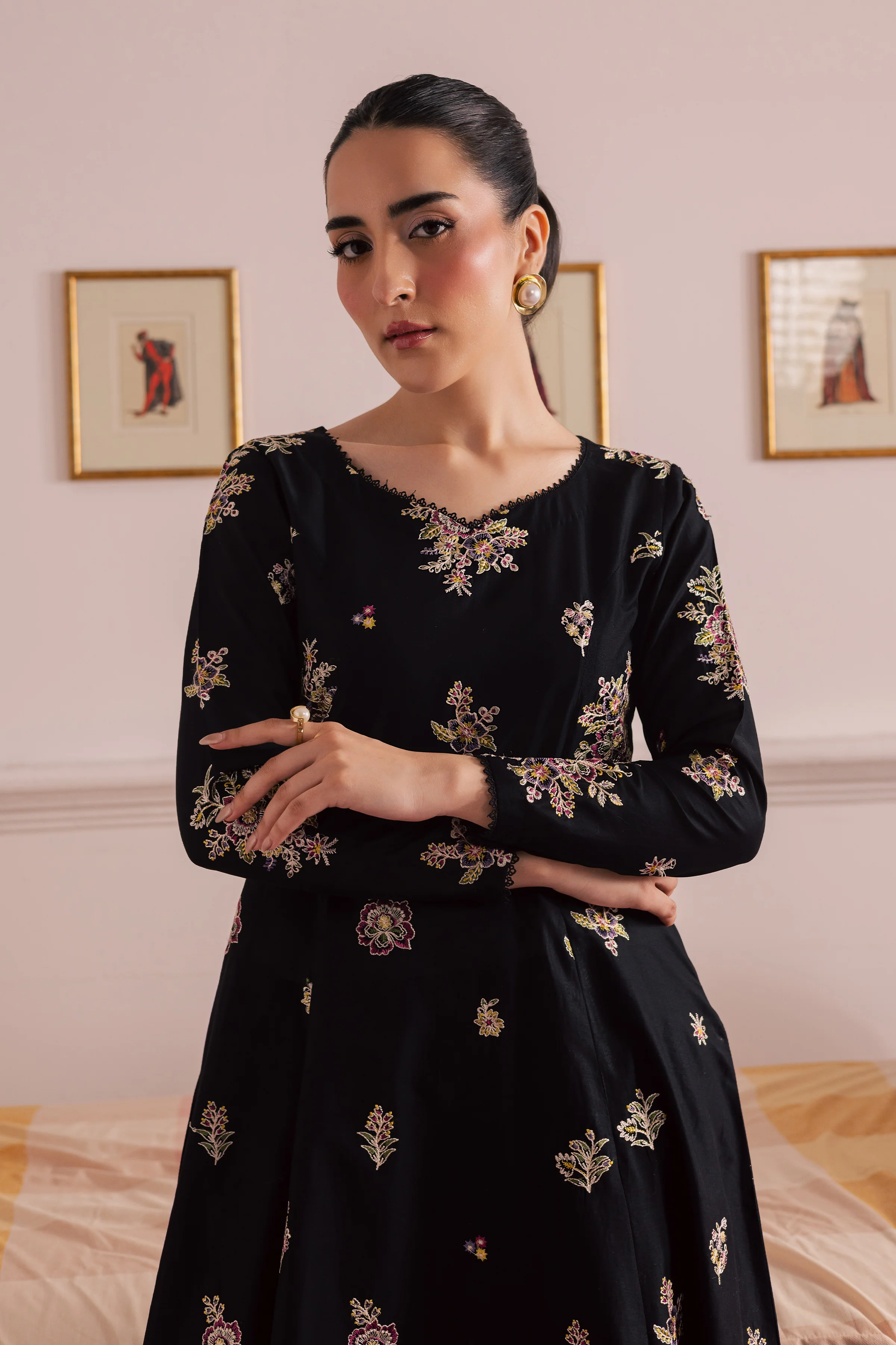 Flower Seeds 2Pc - Embroidered Casual Pret - Image 3
