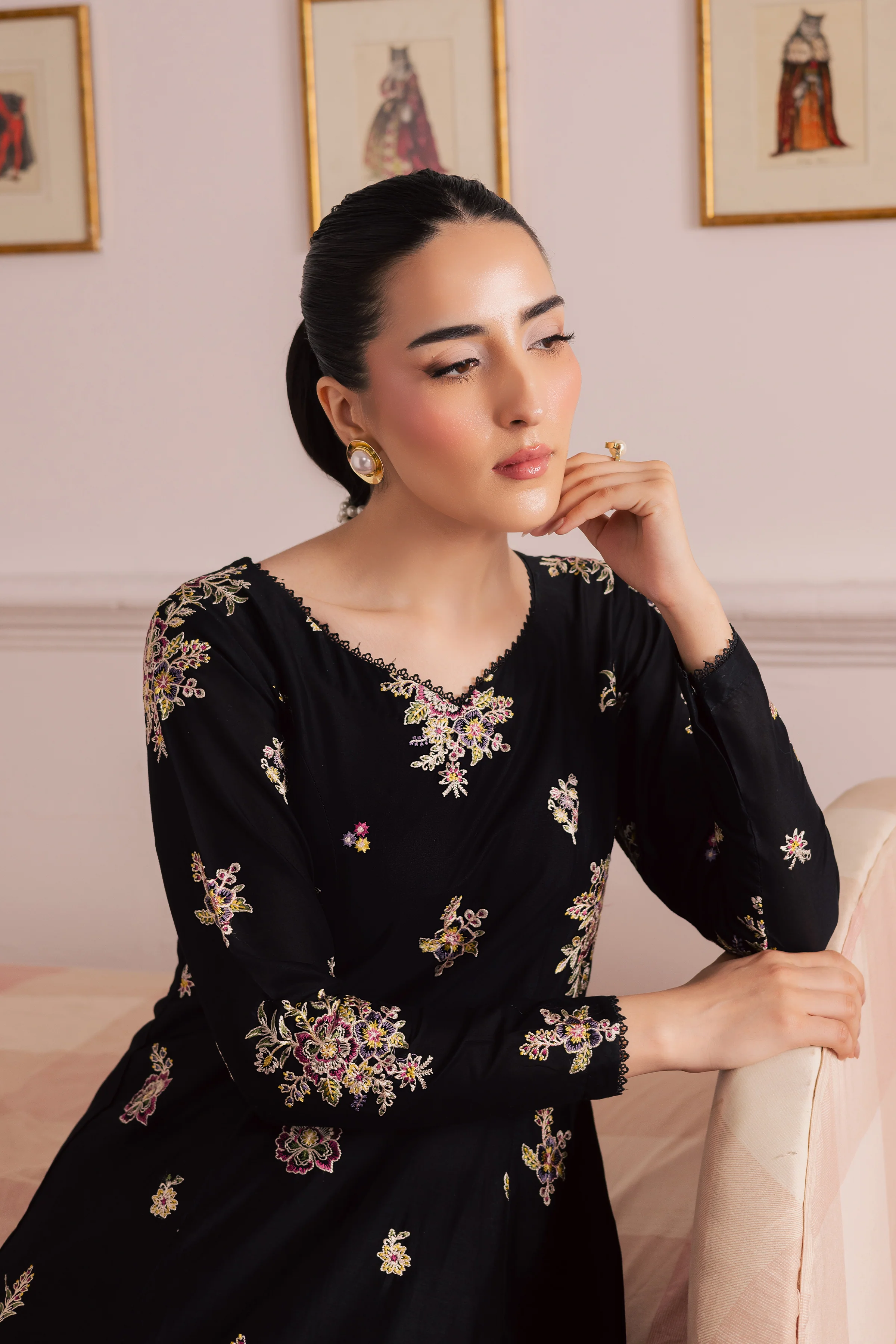 Flower Seeds 2Pc - Embroidered Casual Pret - Image 6