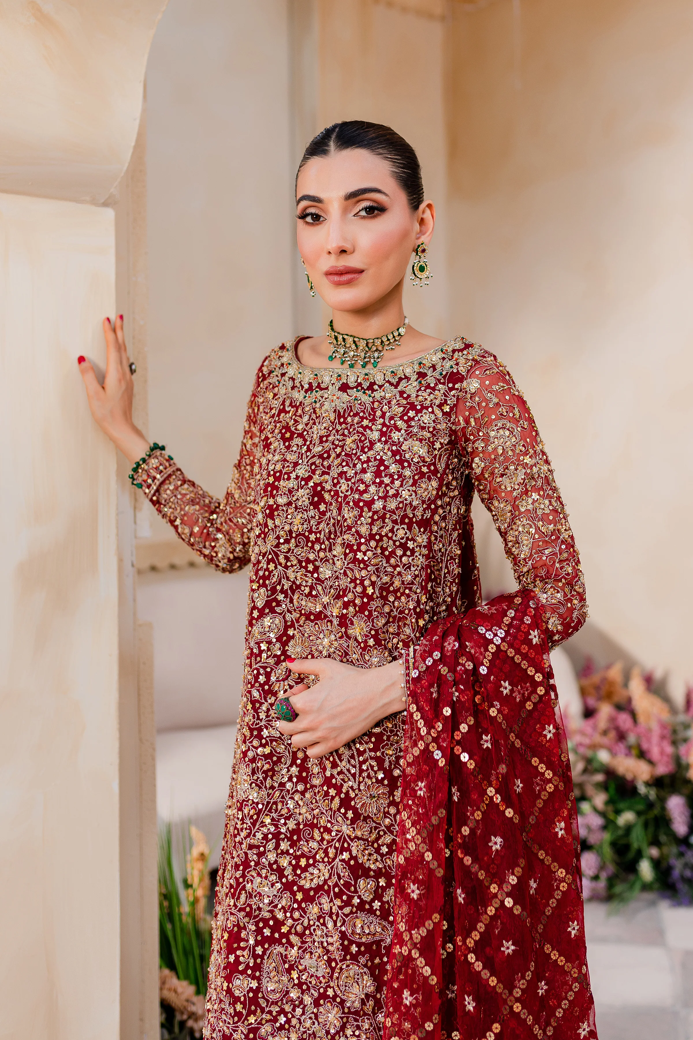 Gajra 4Pc - Bridal Dress - Image 10