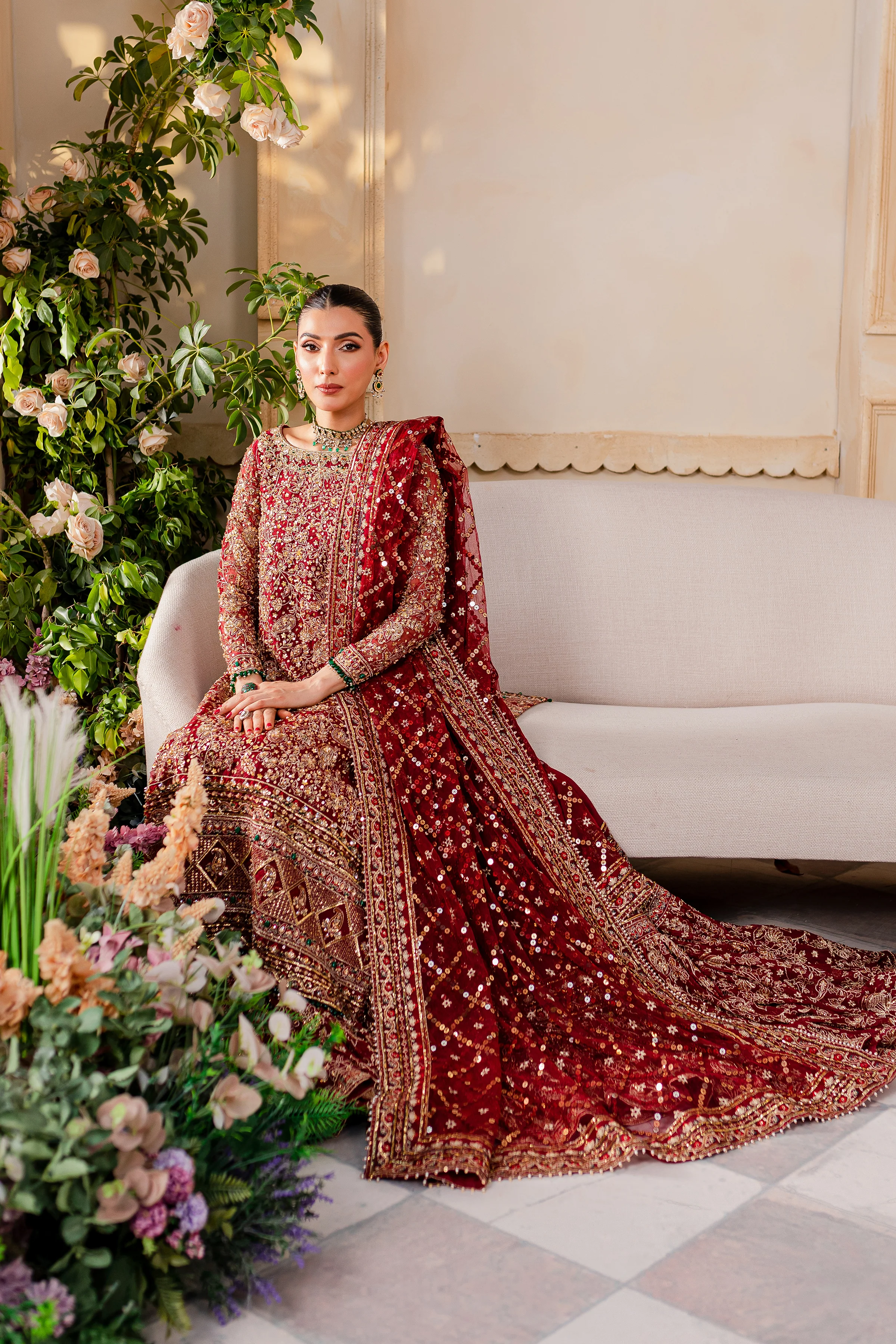 Gajra 4Pc - Bridal Dress - Image 14