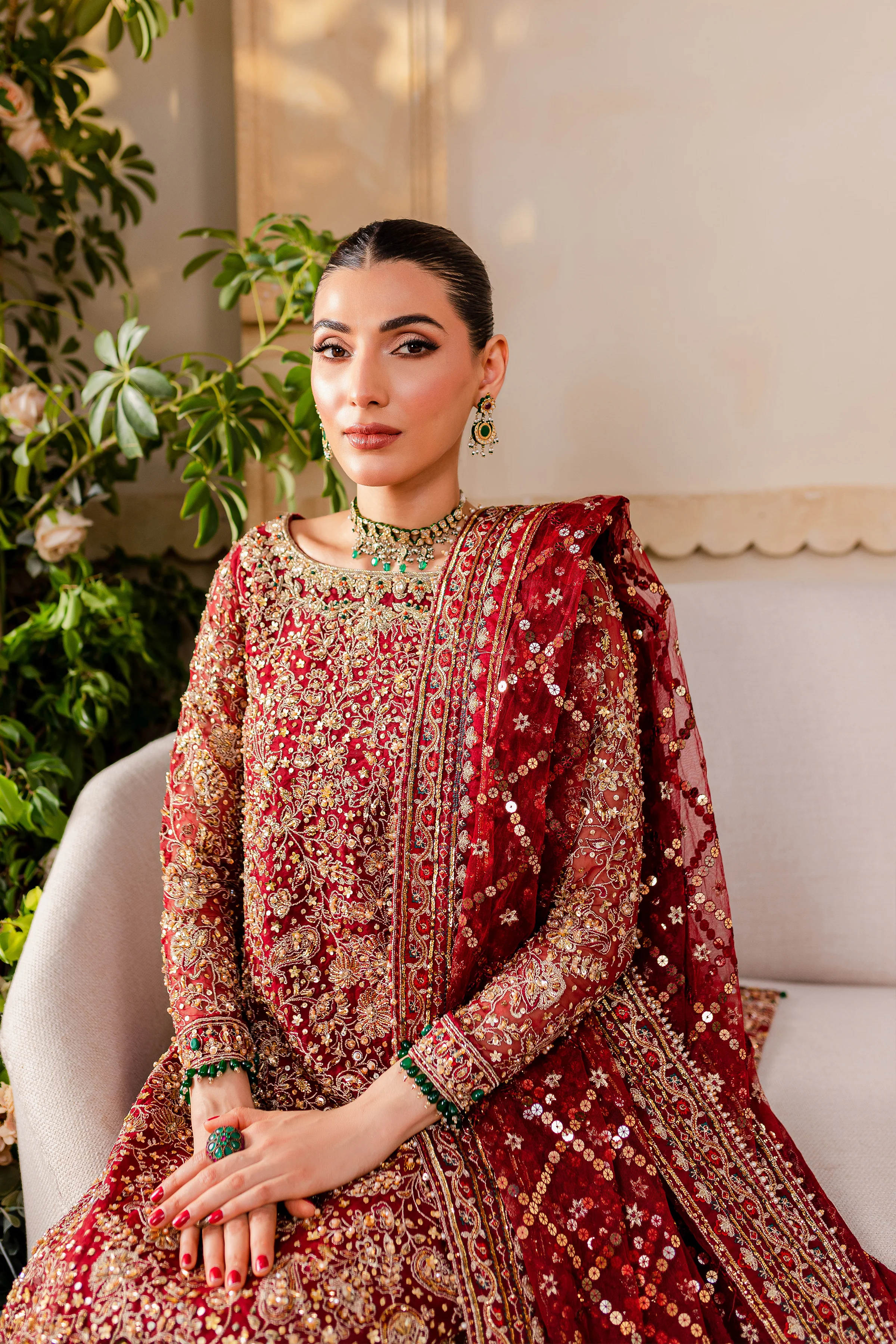 Gajra 4Pc - Bridal Dress - Image 15
