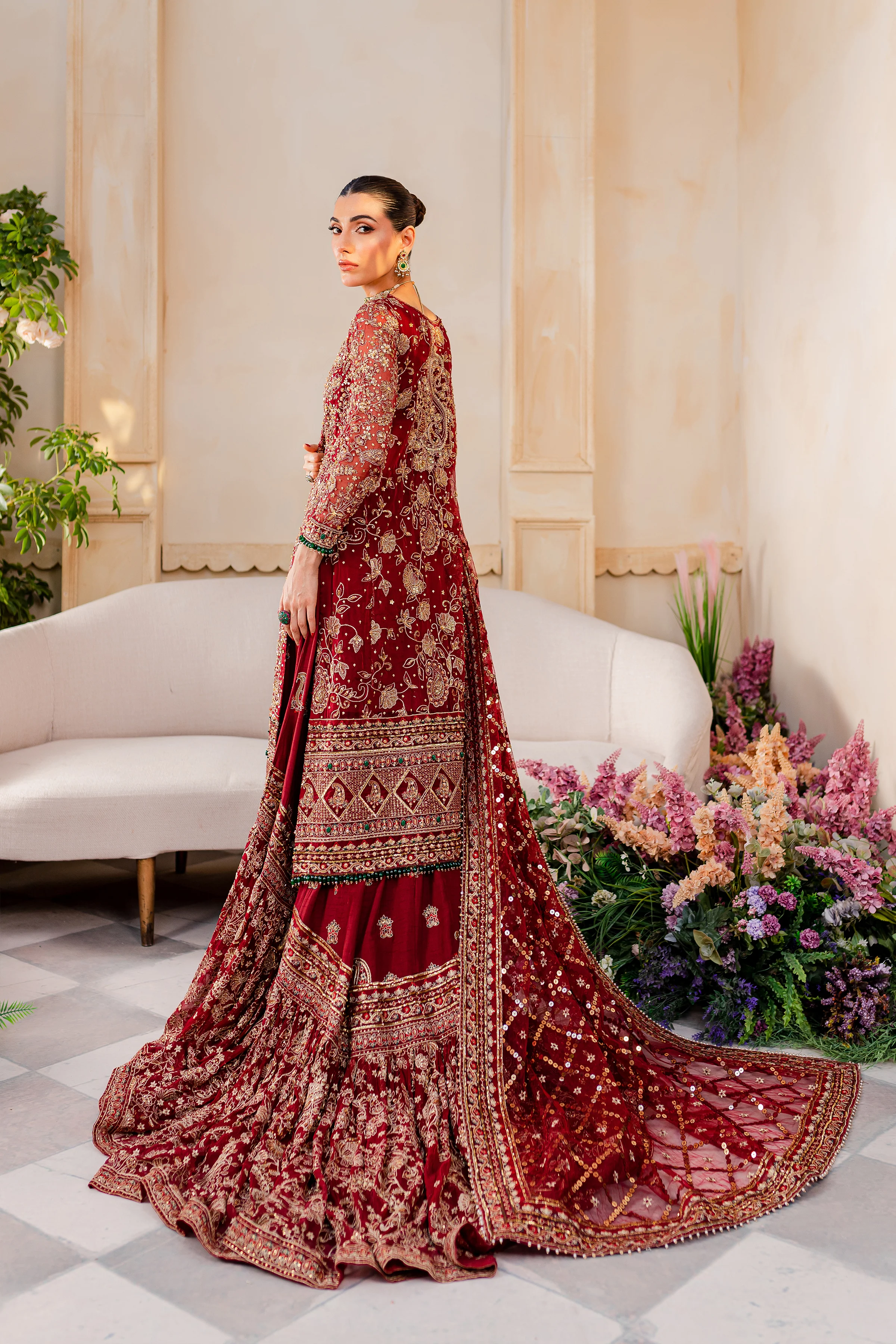 Gajra 4Pc - Bridal Dress - Image 19
