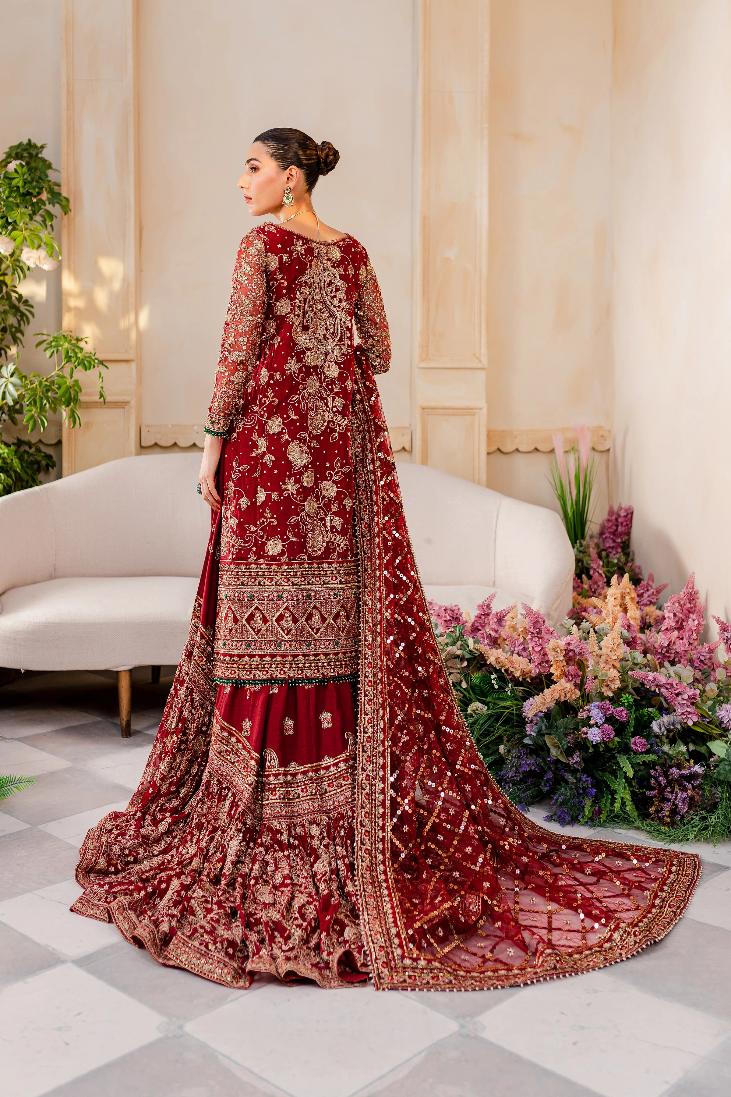 Gajra 4Pc - Bridal Dress - Image 20