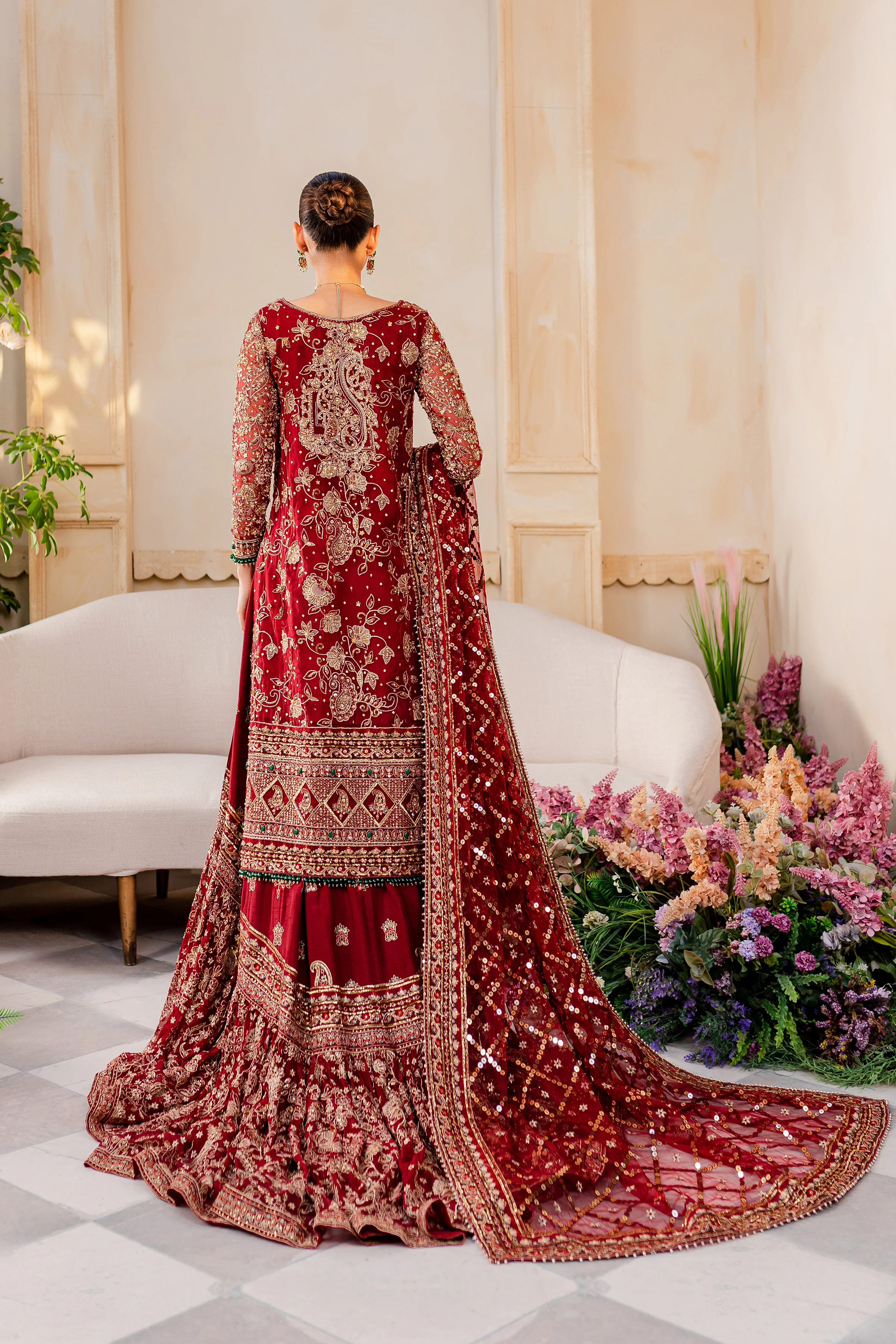 Gajra 4Pc - Bridal Dress - Image 22