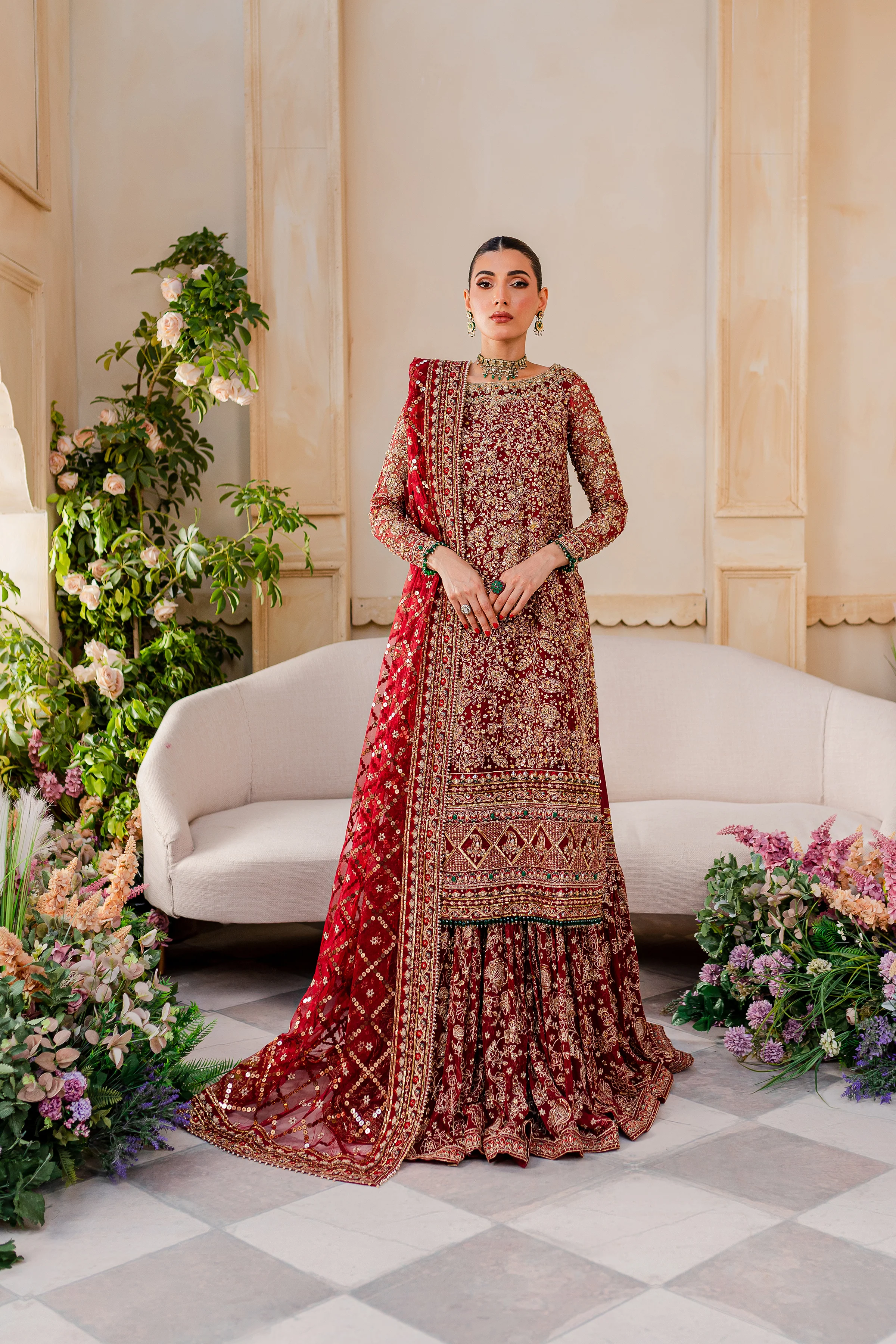 Gajra 4Pc - Bridal Dress - Image 3