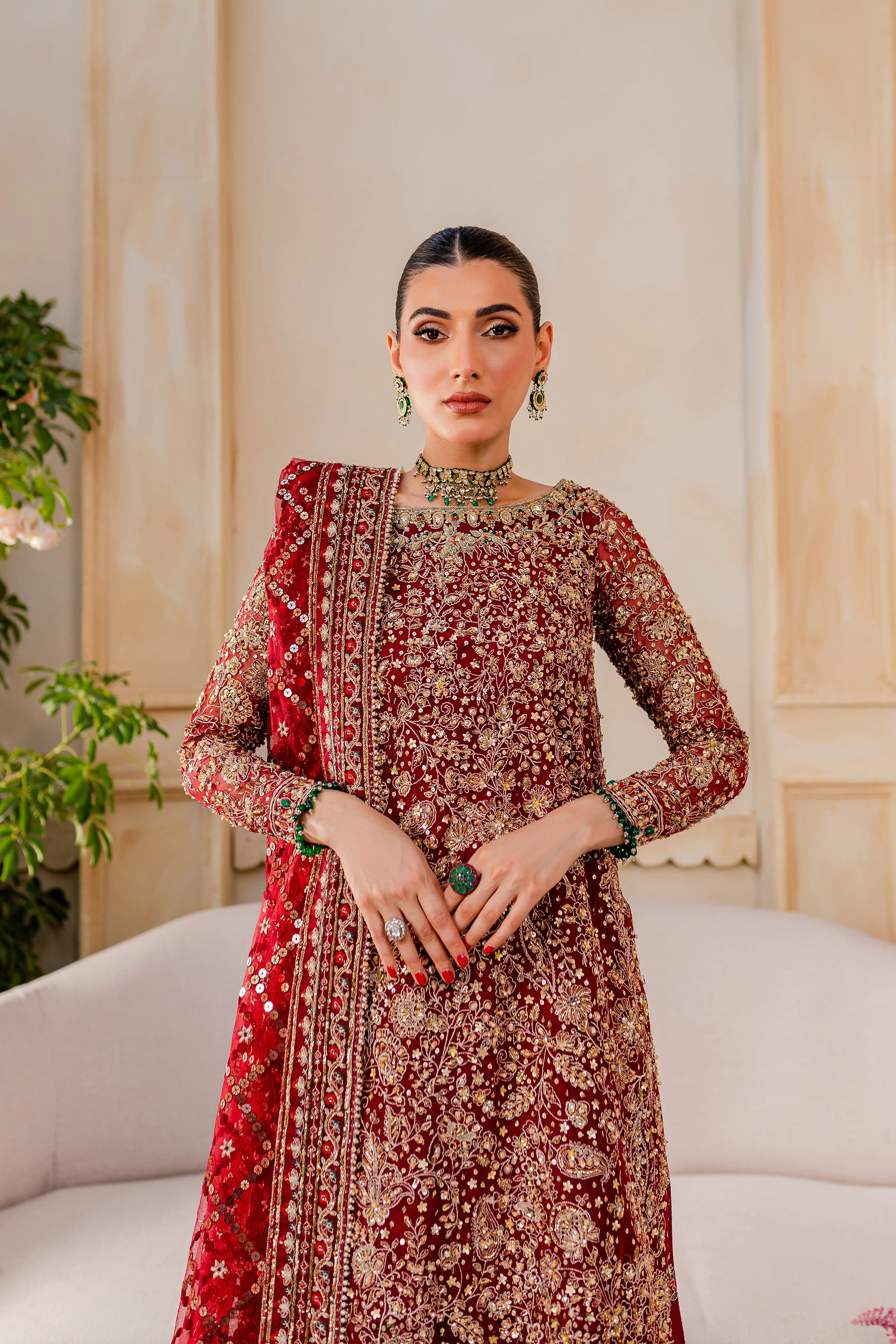 Gajra 4Pc - Bridal Dress - Image 4