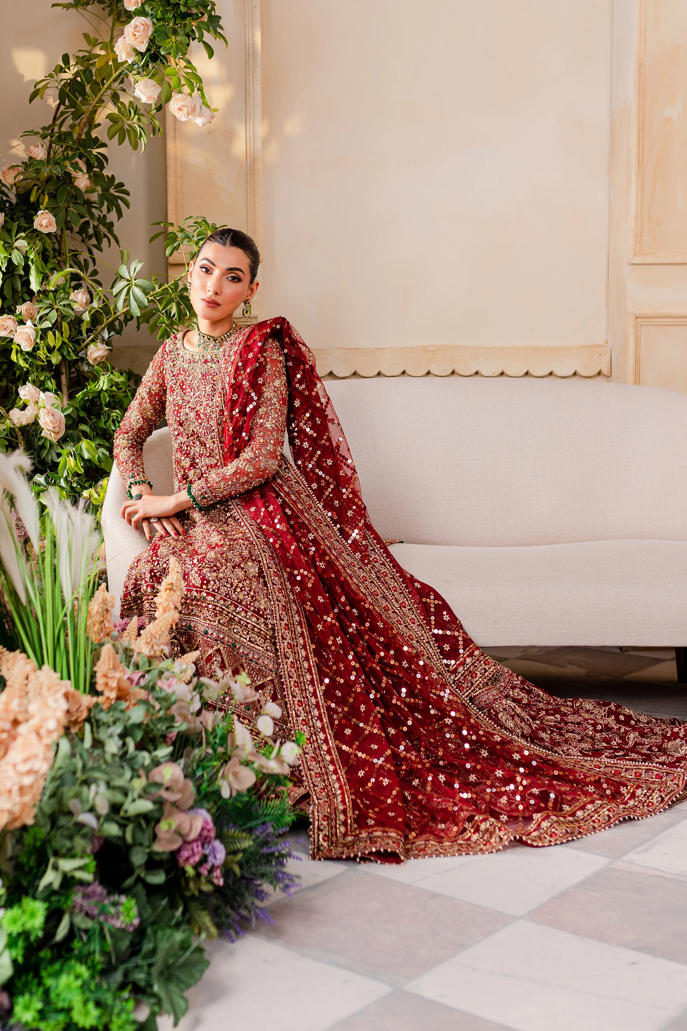 Gajra 4Pc - Bridal Dress - Image 5