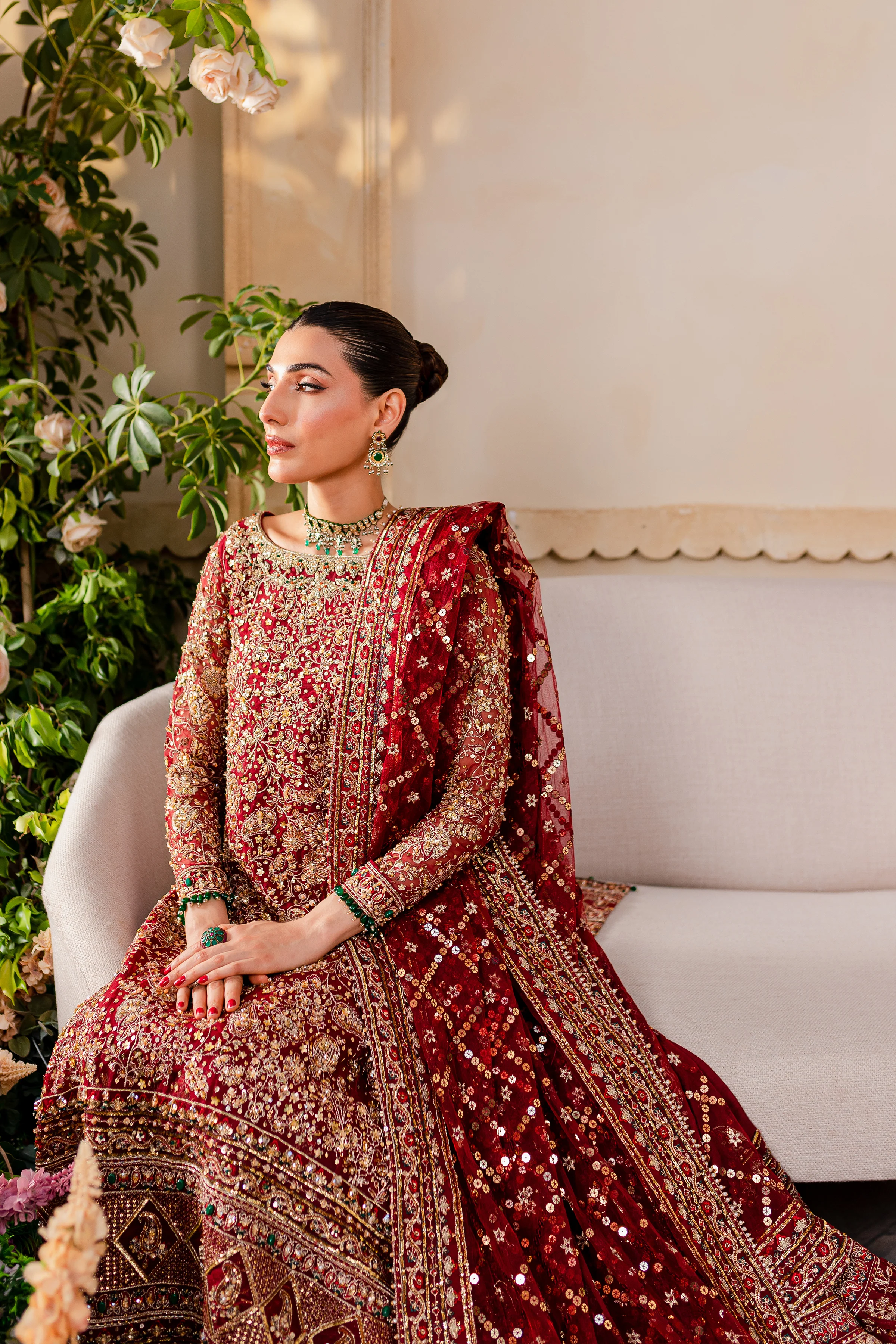 Gajra 4Pc - Bridal Dress - Image 7