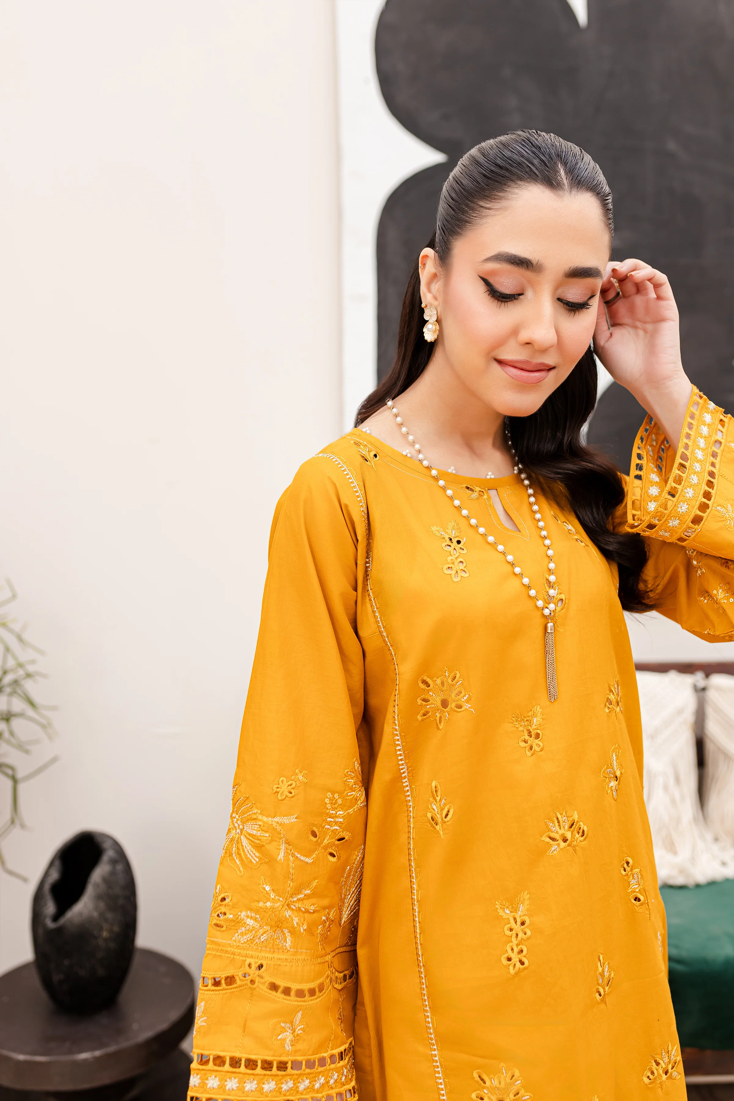 Gazebo 2Pc - Embroidered Lawn Dress - Image 11