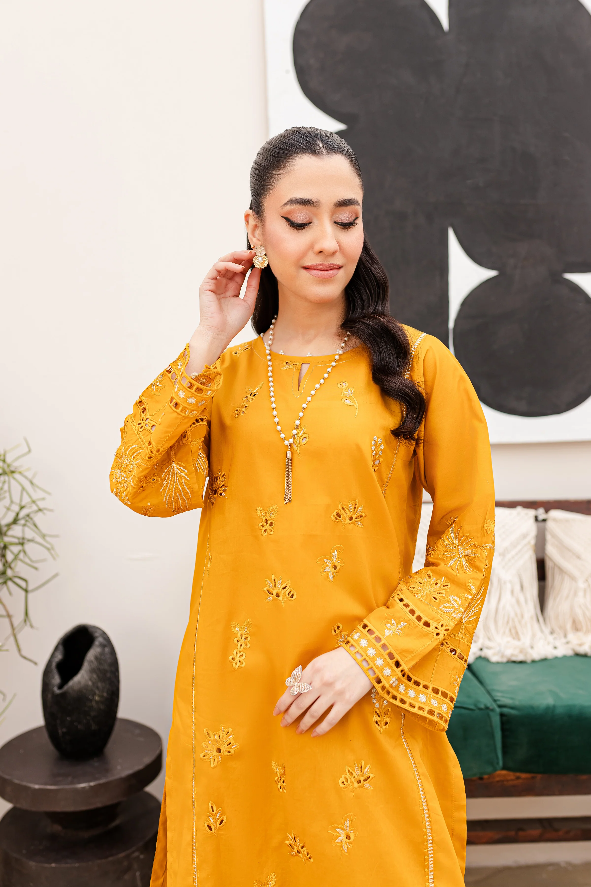 Gazebo 2Pc - Embroidered Lawn Dress - Image 3
