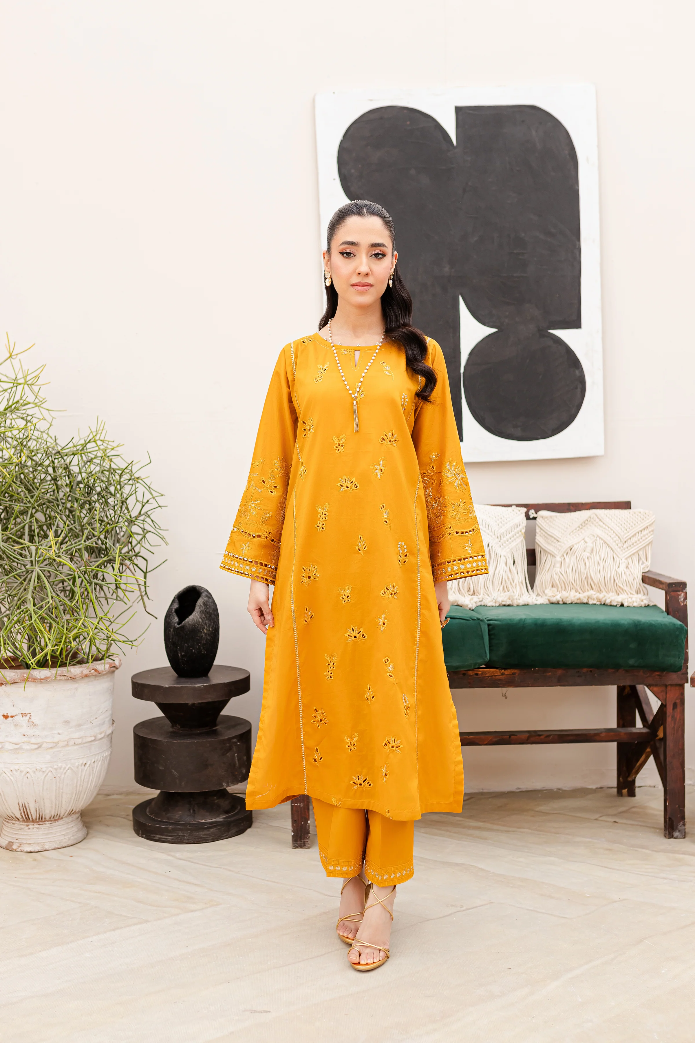 Gazebo 2Pc - Embroidered Lawn Dress - Image 5