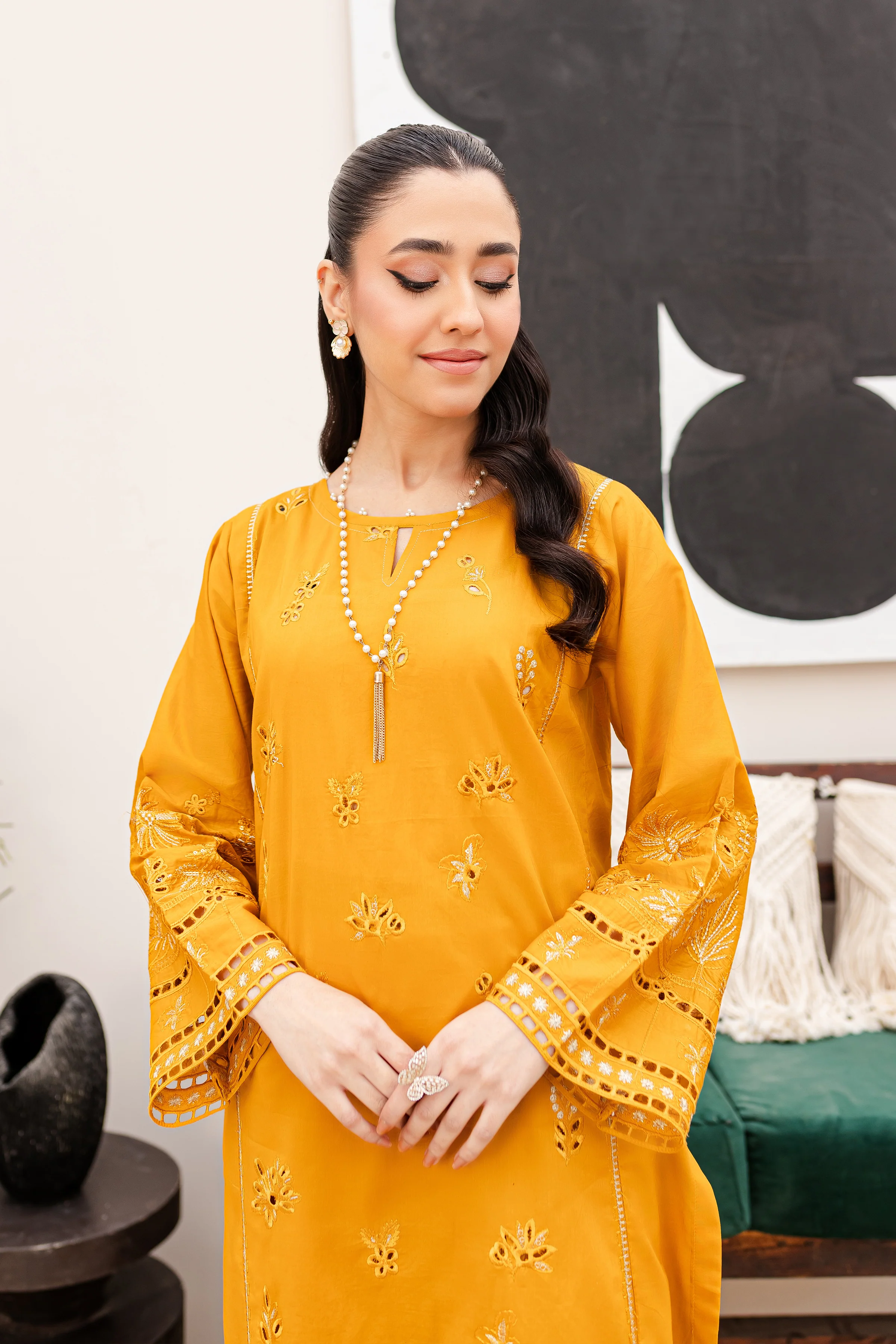Gazebo 2Pc - Embroidered Lawn Dress - Image 6
