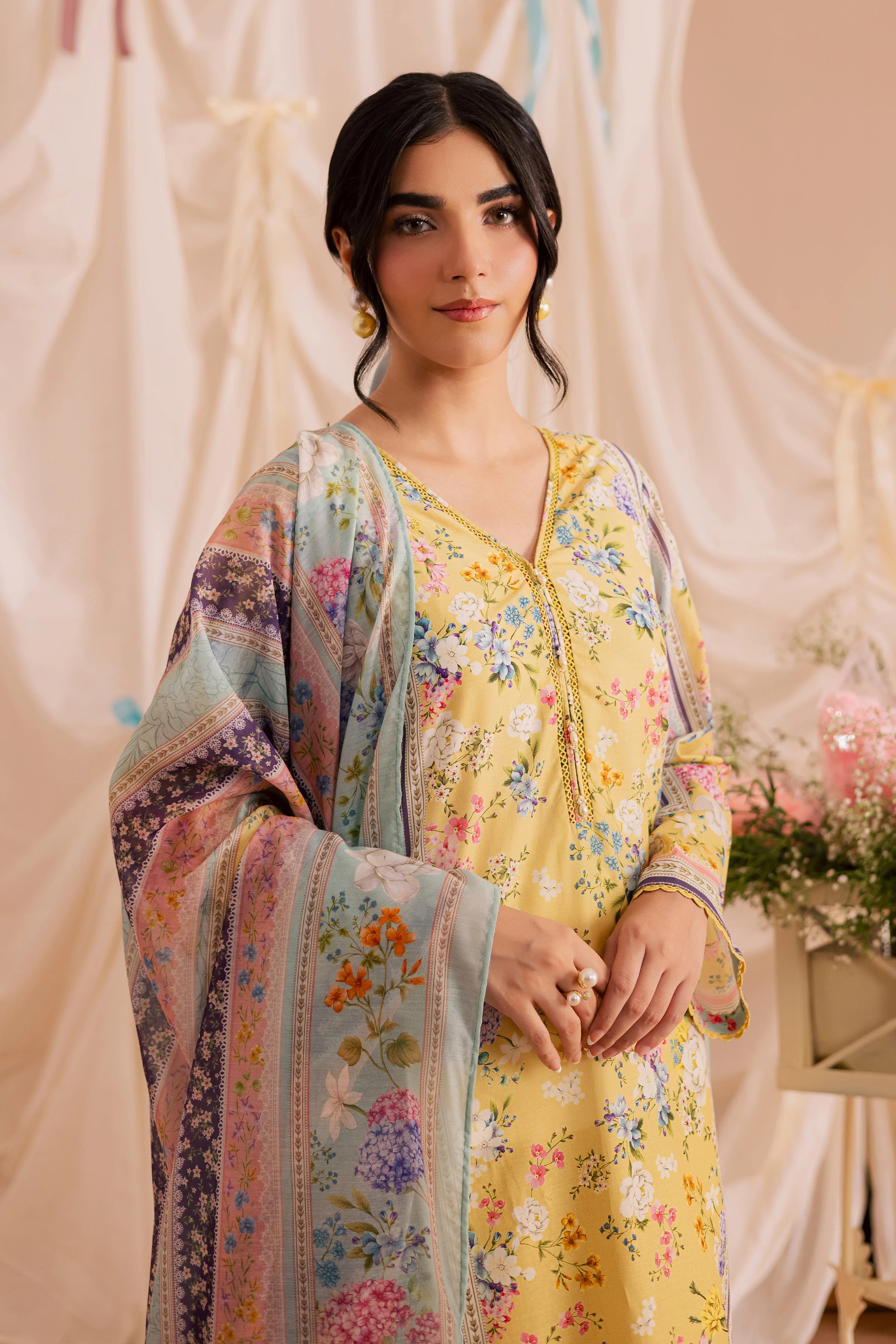 Glacial 3Pc - Printed Lawn Dress - Image 3
