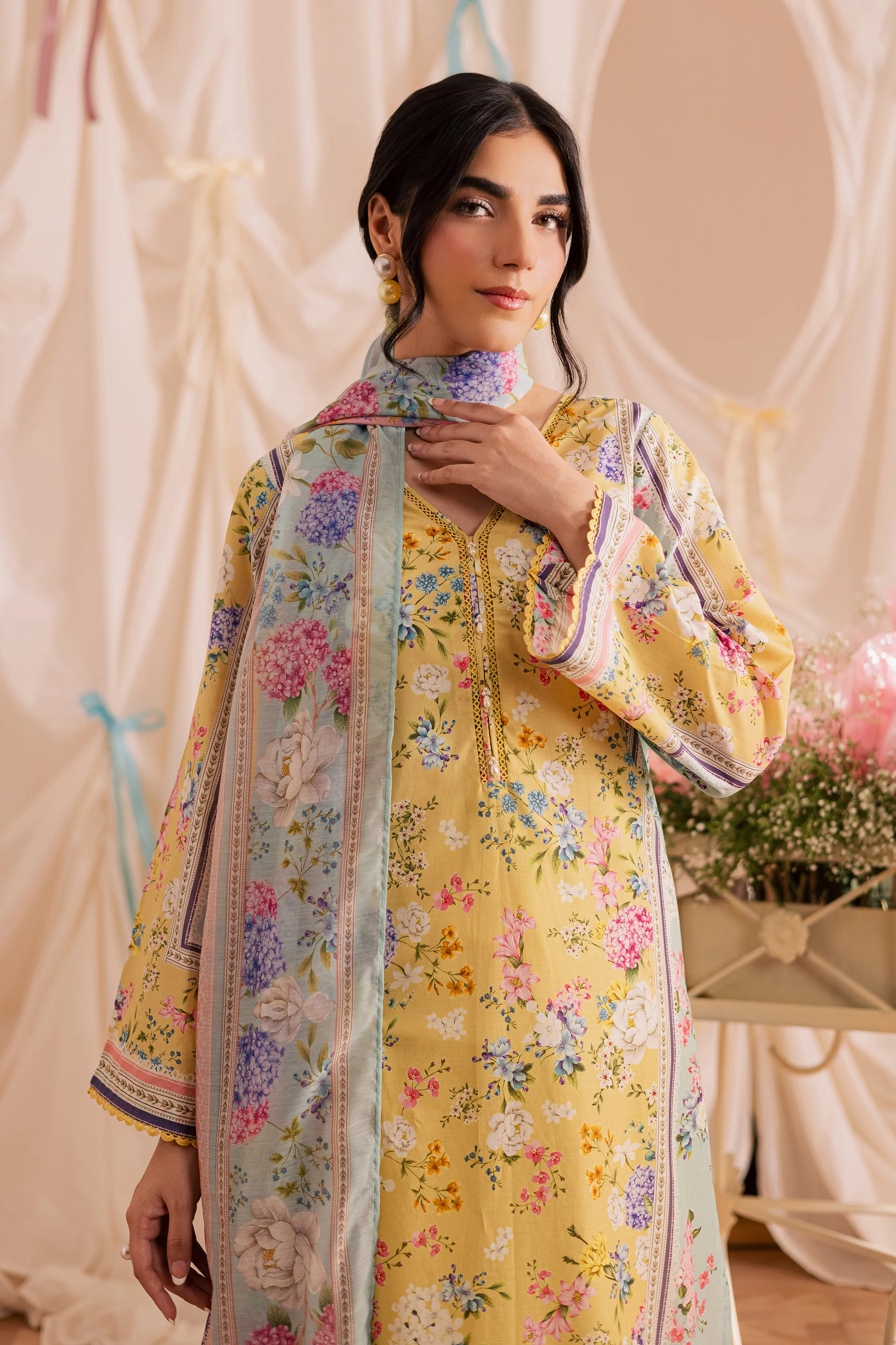 Glacial 3Pc - Printed Lawn Dress - Image 5