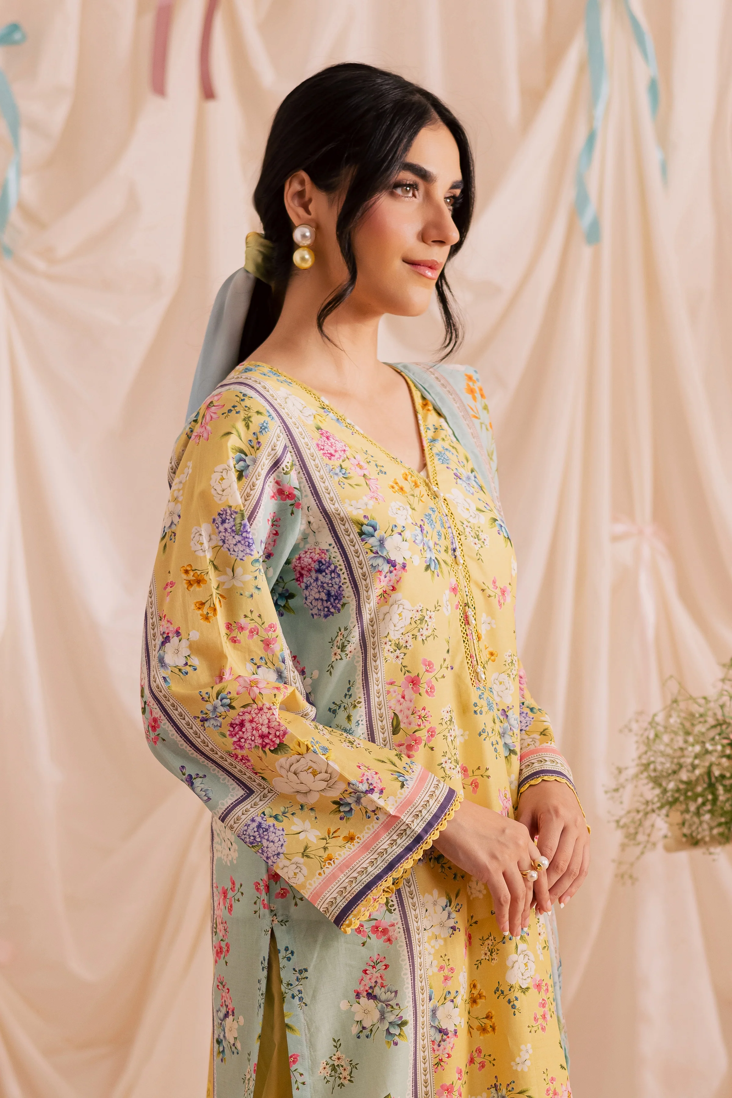 Glacial 3Pc - Printed Lawn Dress - Image 7