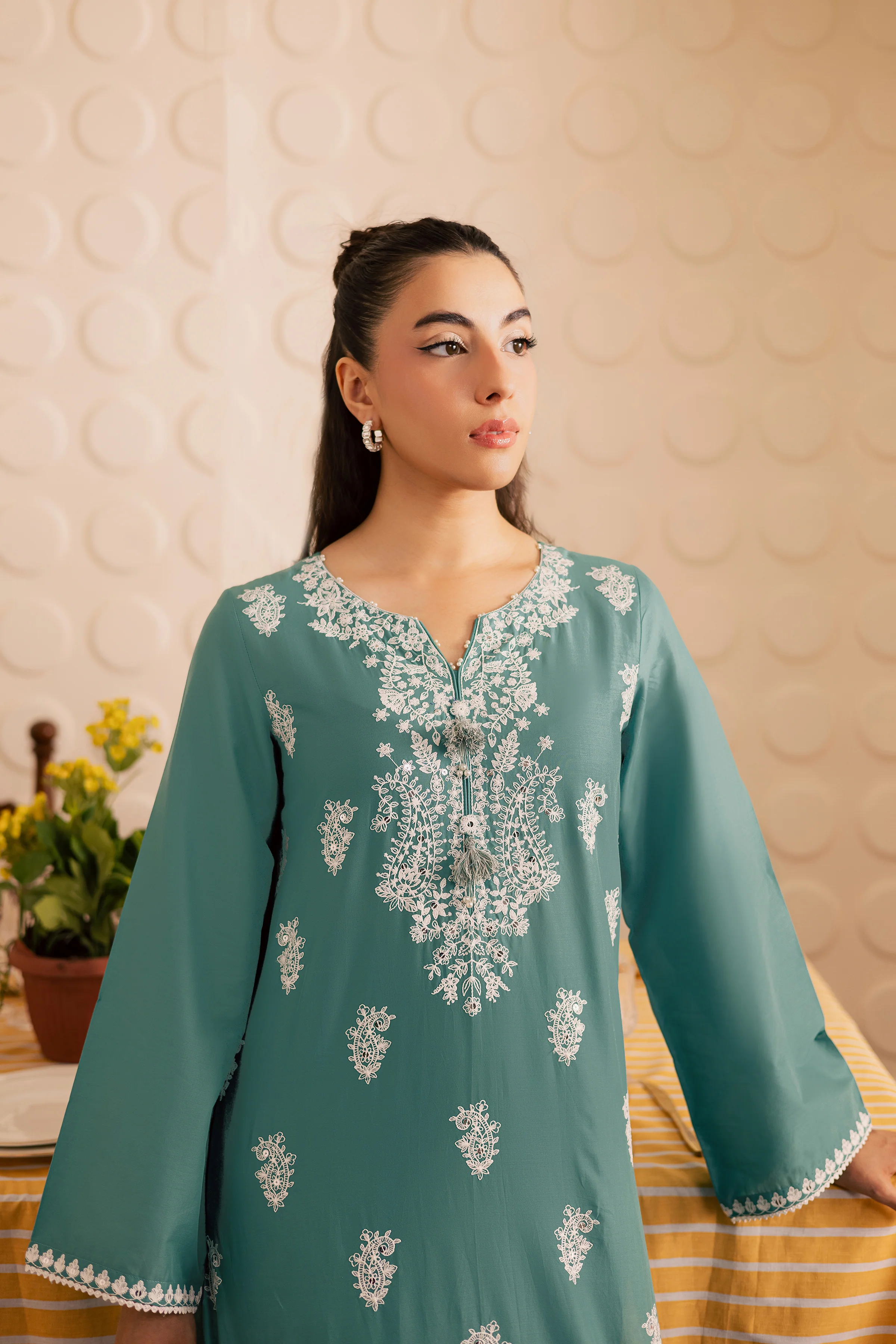 Grace 2pc - Embroidered Lawn Pret - Image 2