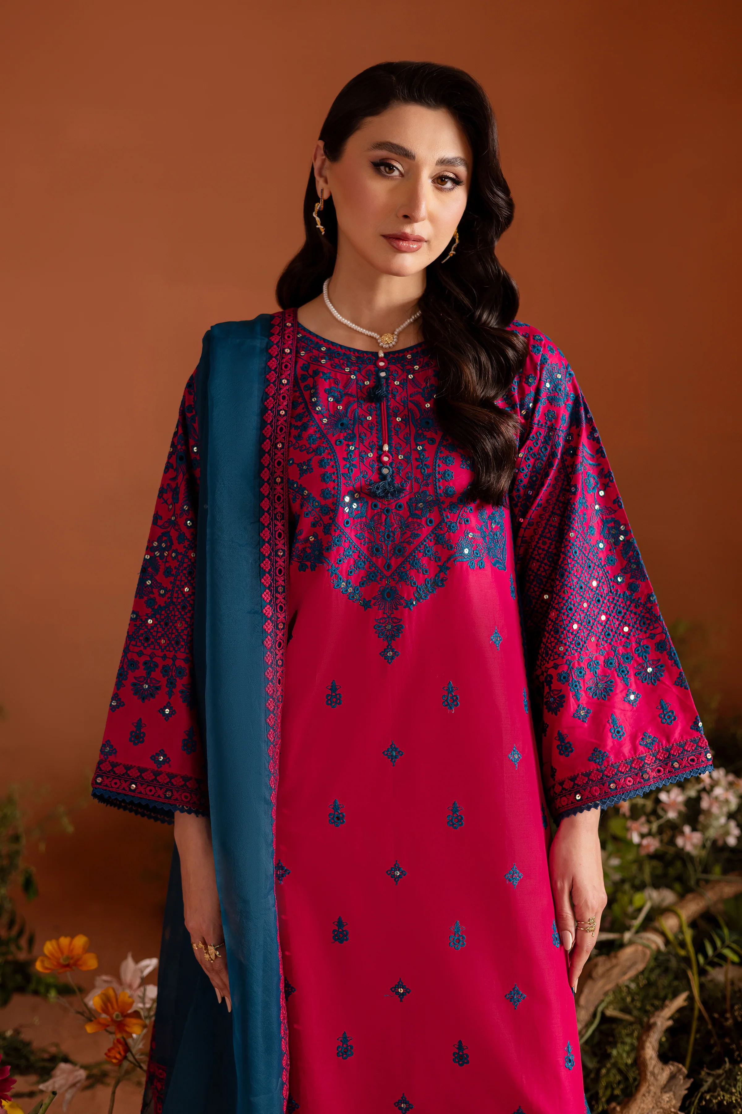 Granite 3Pc - Embroidered Lawn Dress - Image 2