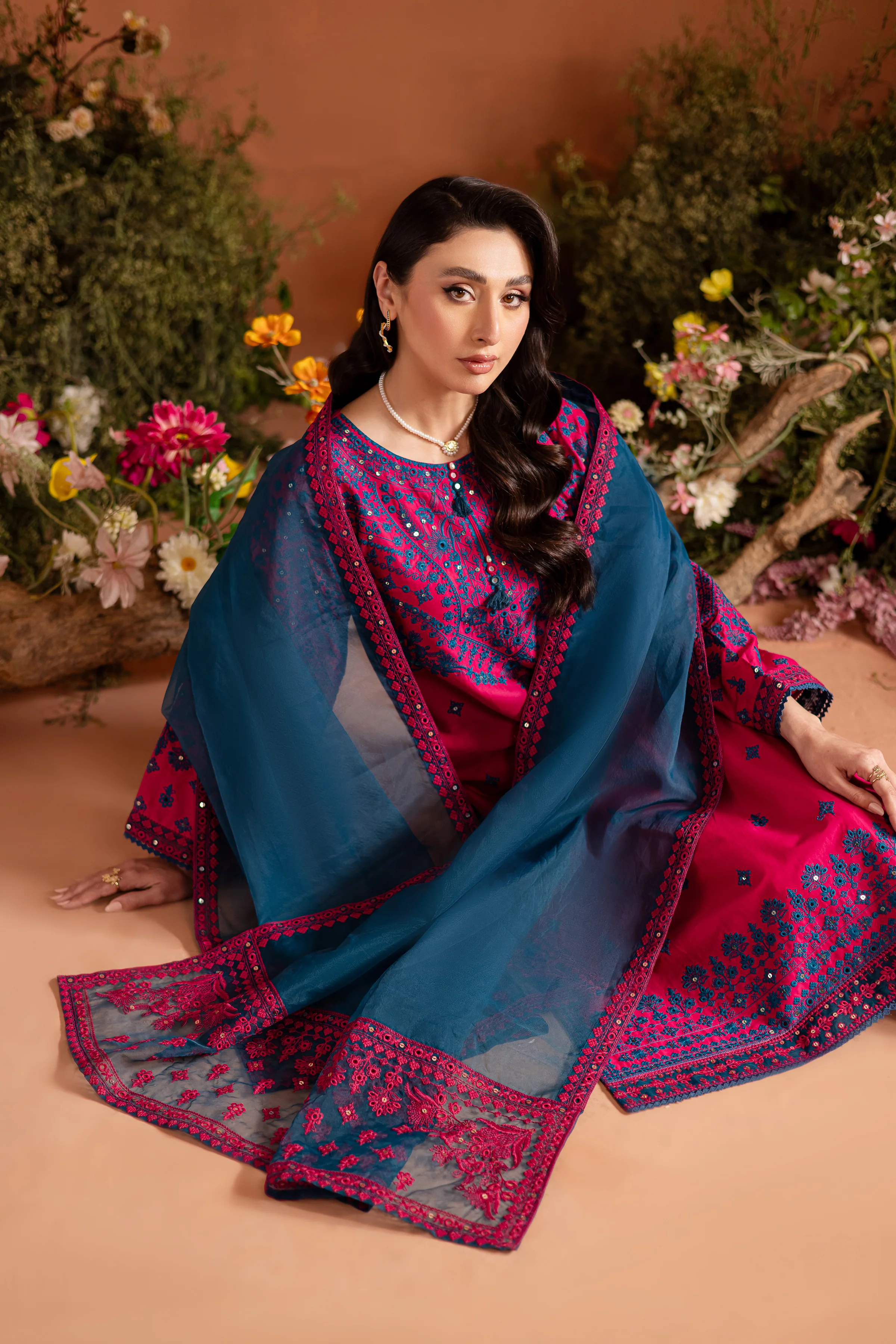 Granite 3Pc - Embroidered Lawn Dress - Image 4