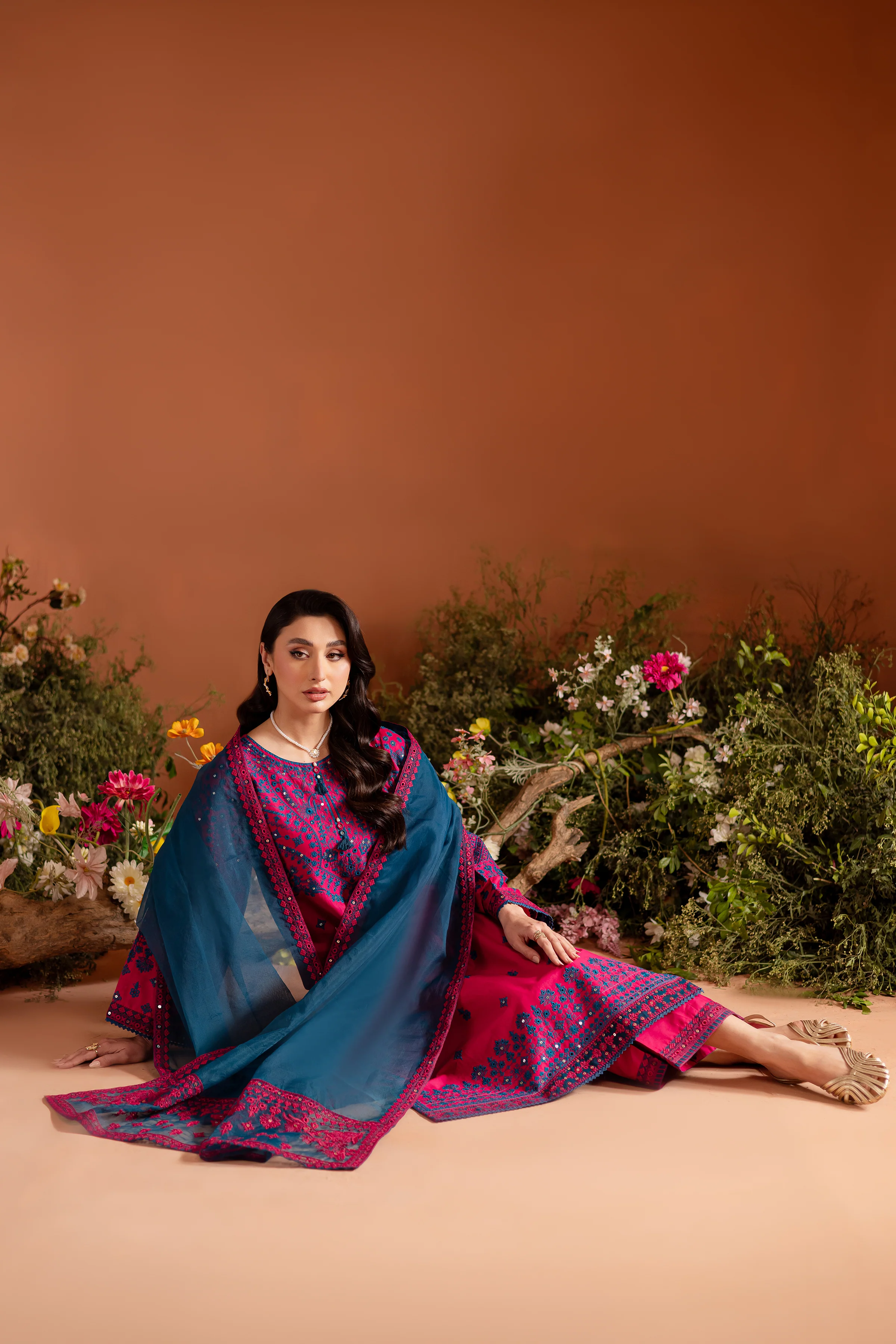 Granite 3Pc - Embroidered Lawn Dress - Image 6