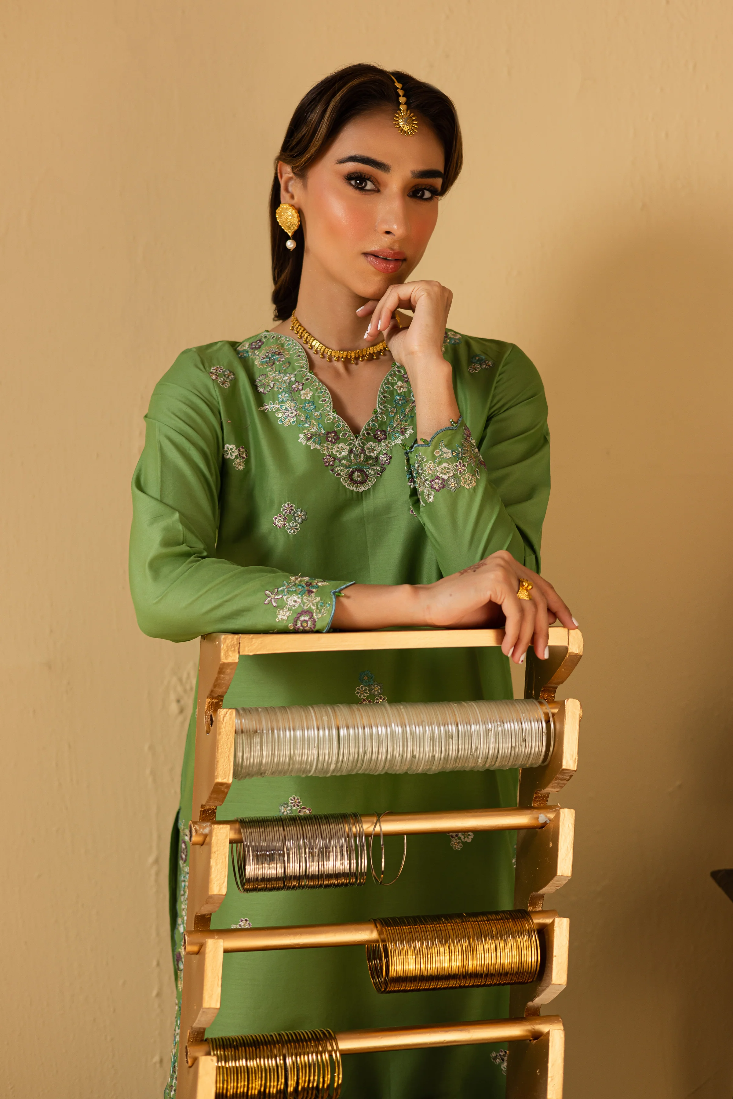 Green Dilara 2Pc - Festive Eid Pret - Image 6
